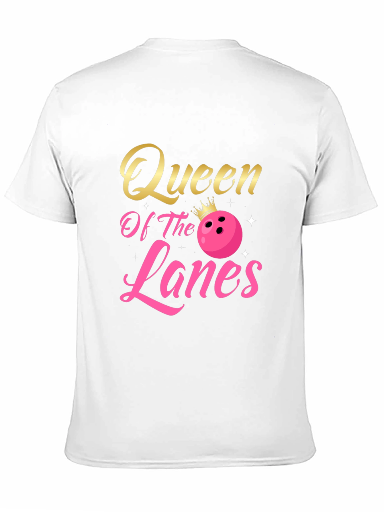 Queen Of The Lanes T-Shirt Bowling Lover Gift