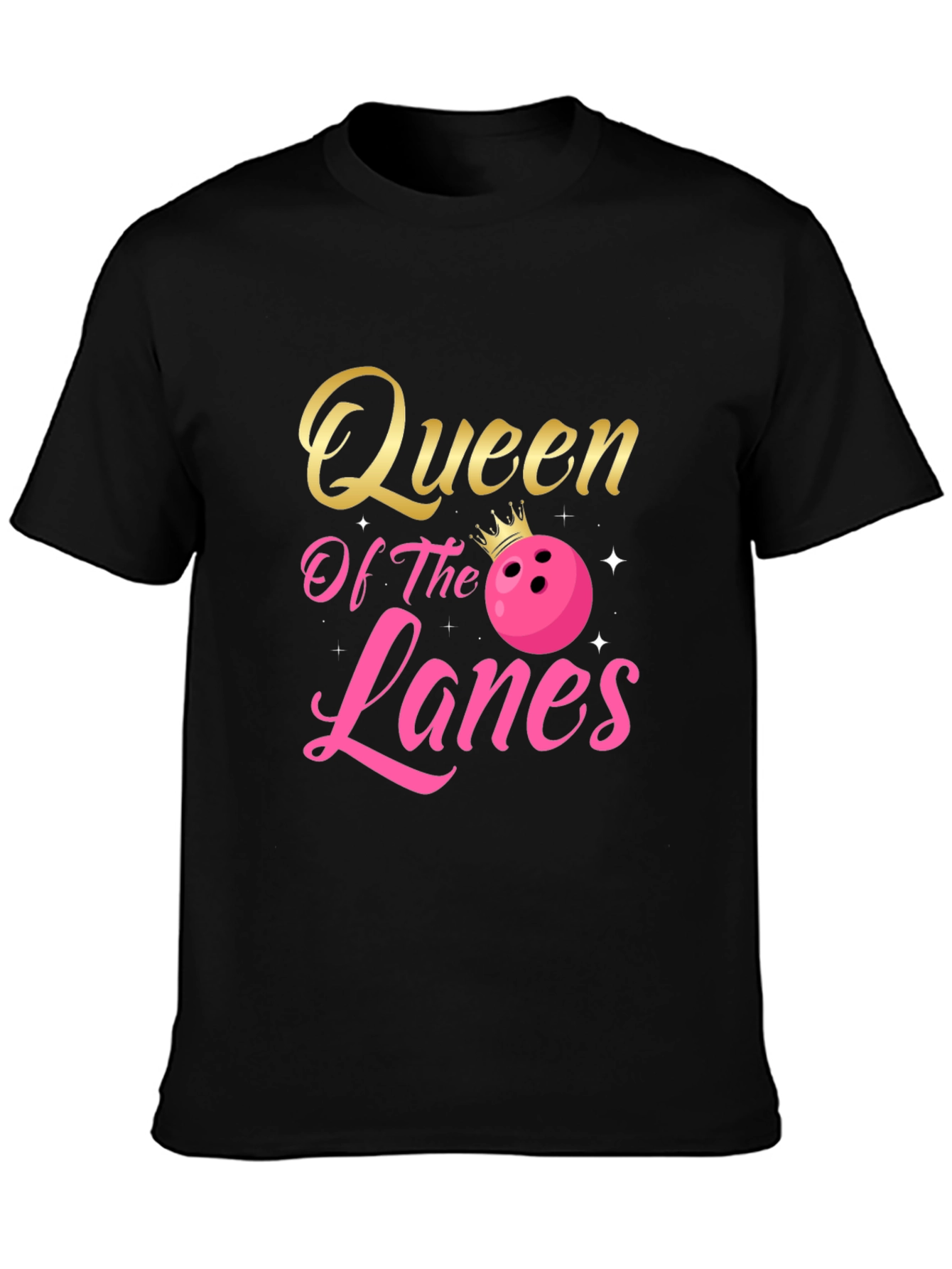 Queen Of The Lanes T-Shirt Bowling Lover Gift