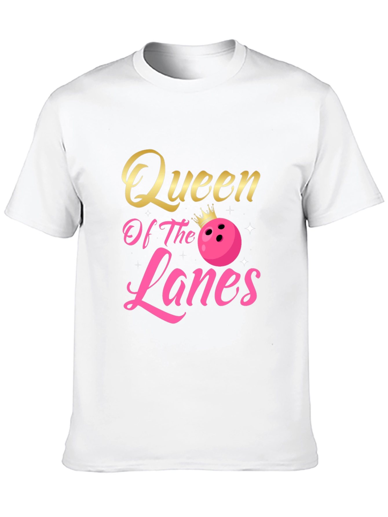 Queen Of The Lanes T-Shirt Bowling Lover Gift