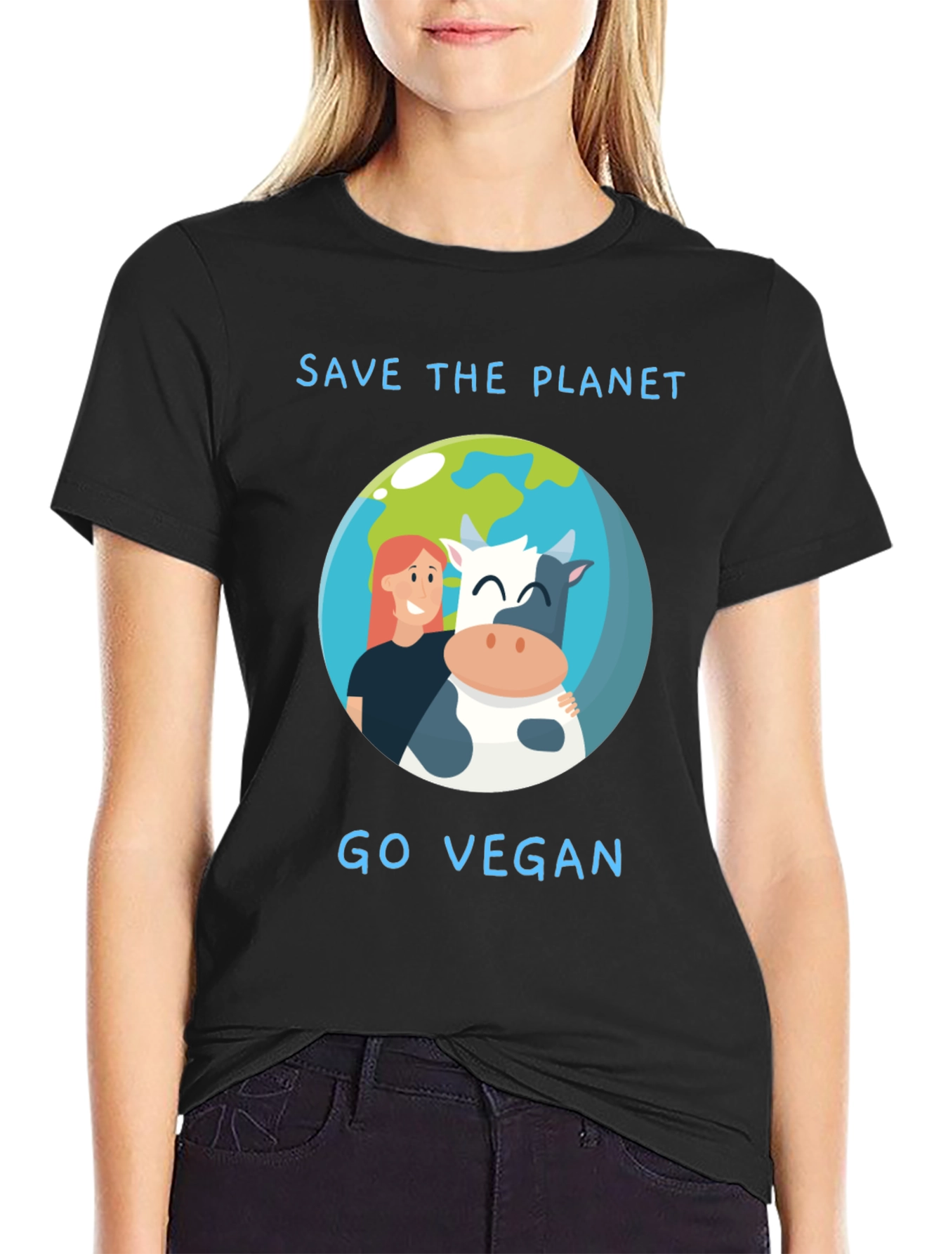 Vegan Save Planet T-Shirt
