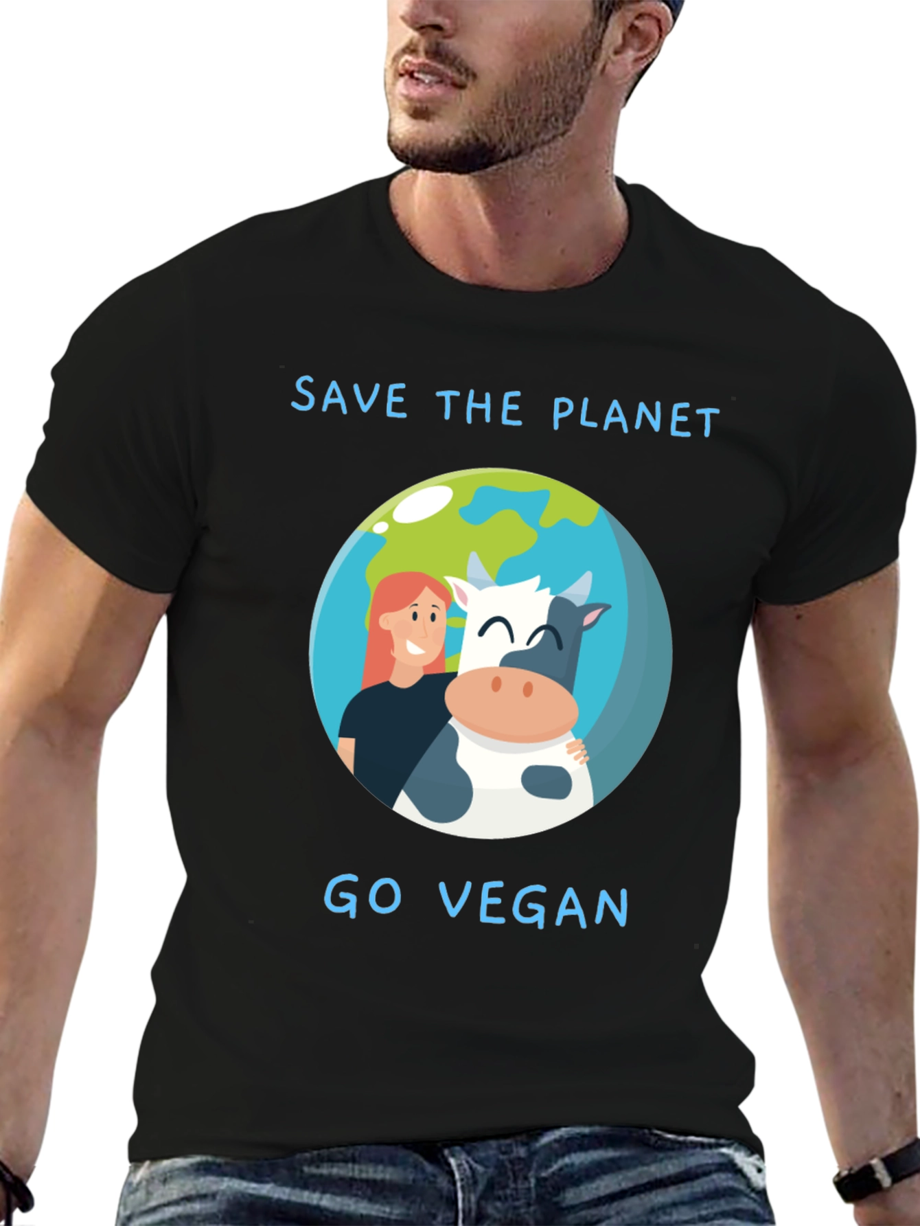 Vegan Save Planet T-Shirt