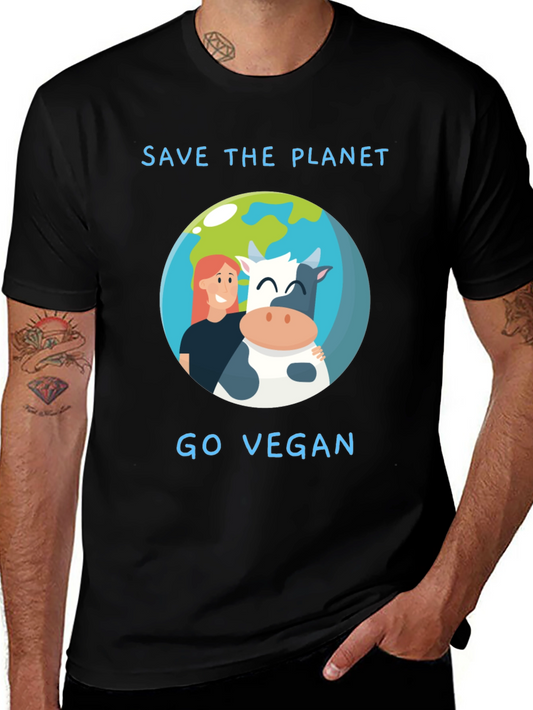 Vegan Save Planet T-Shirt