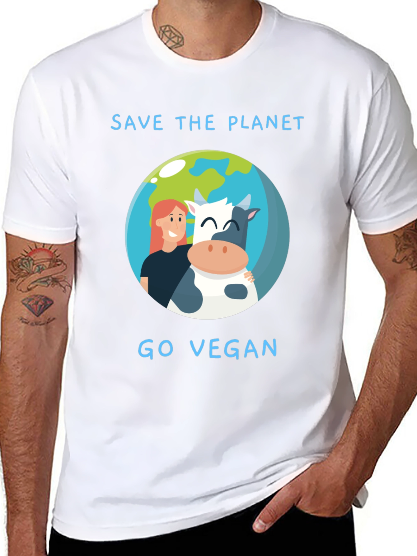 Vegan Save Planet T-Shirt