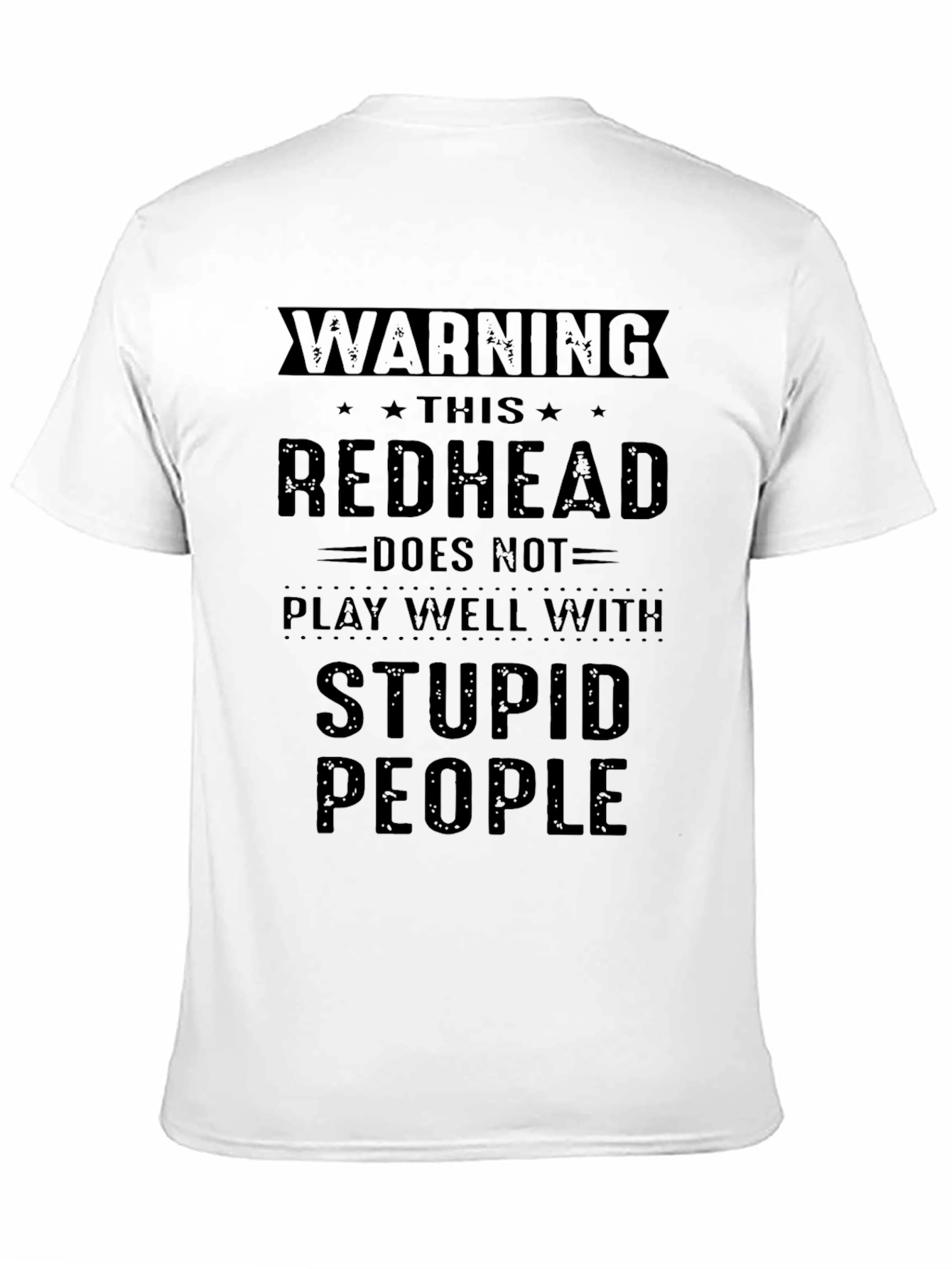 Warning Redhead T-Shirt