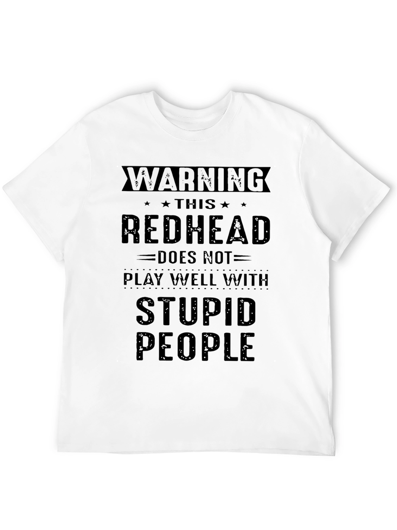 Warning Redhead T-Shirt