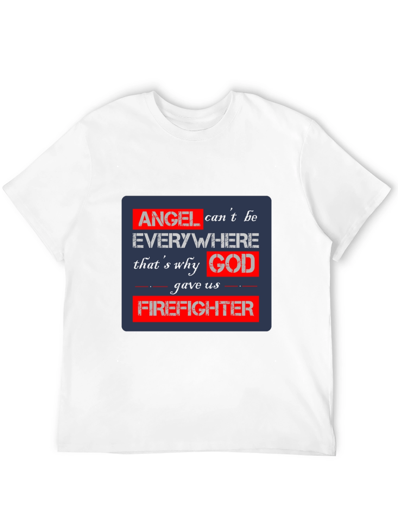 Firefighter Angel T-Shirt - Heroic Tribute