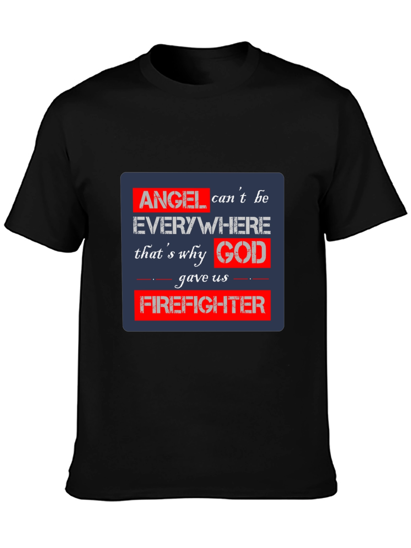 Firefighter Angel T-Shirt - Heroic Tribute