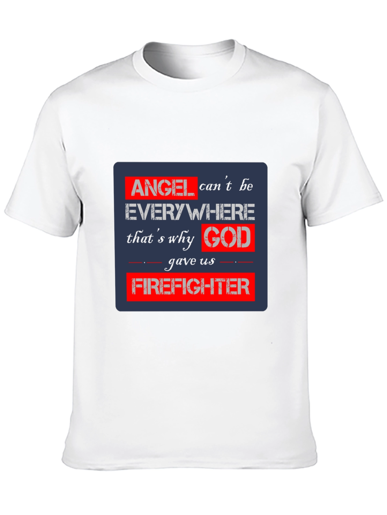 Firefighter Angel T-Shirt - Heroic Tribute