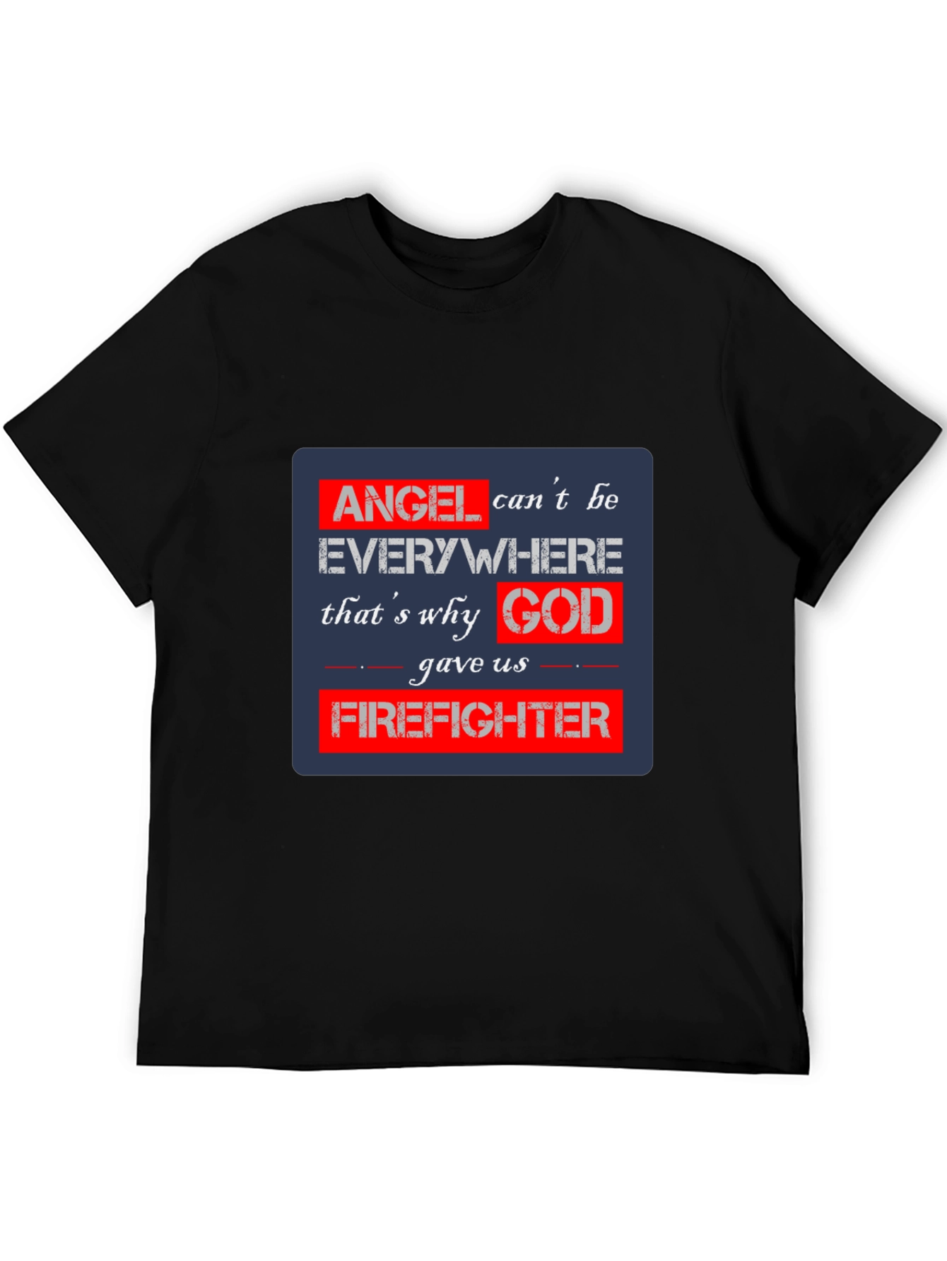 Firefighter Angel T-Shirt - Heroic Tribute