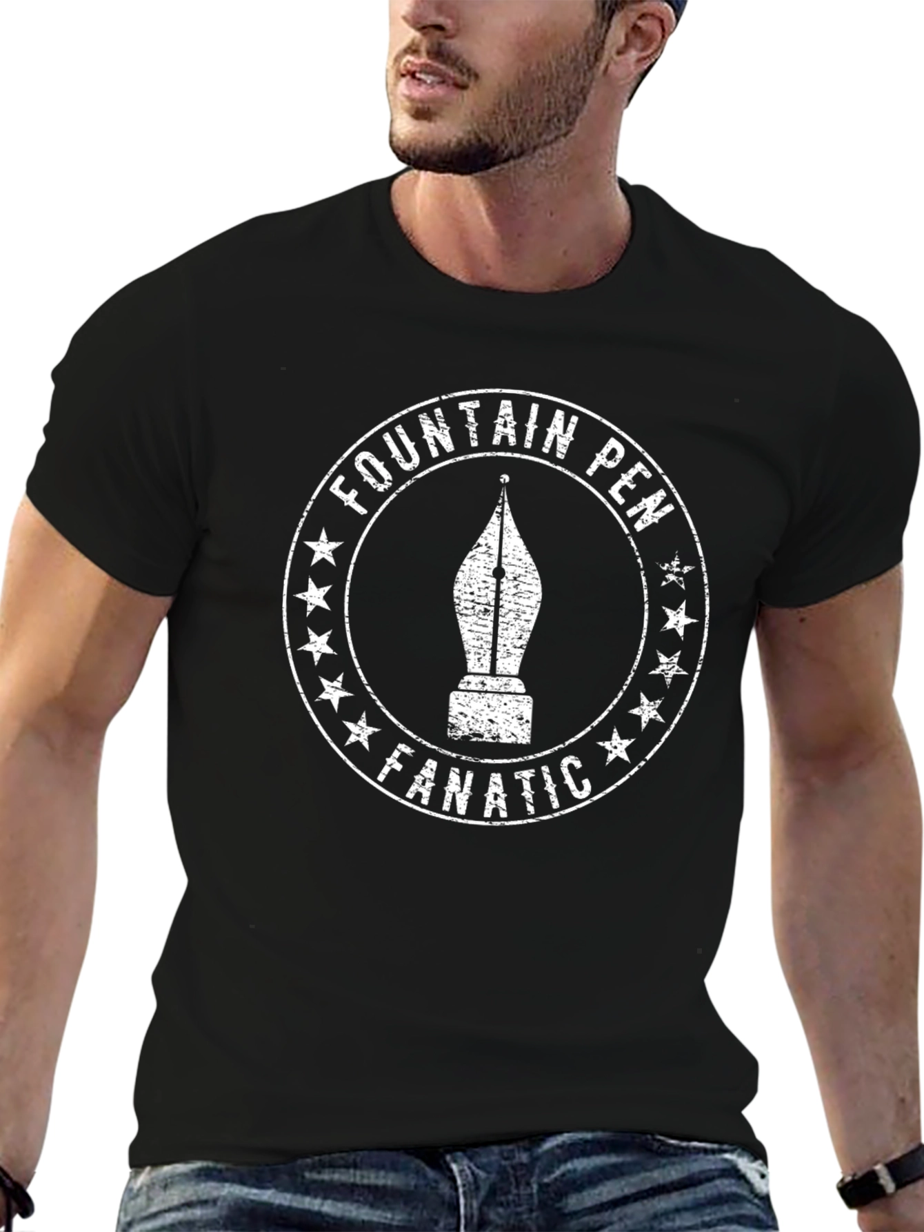 Fountain Pen Fanatic Black T-Shirt