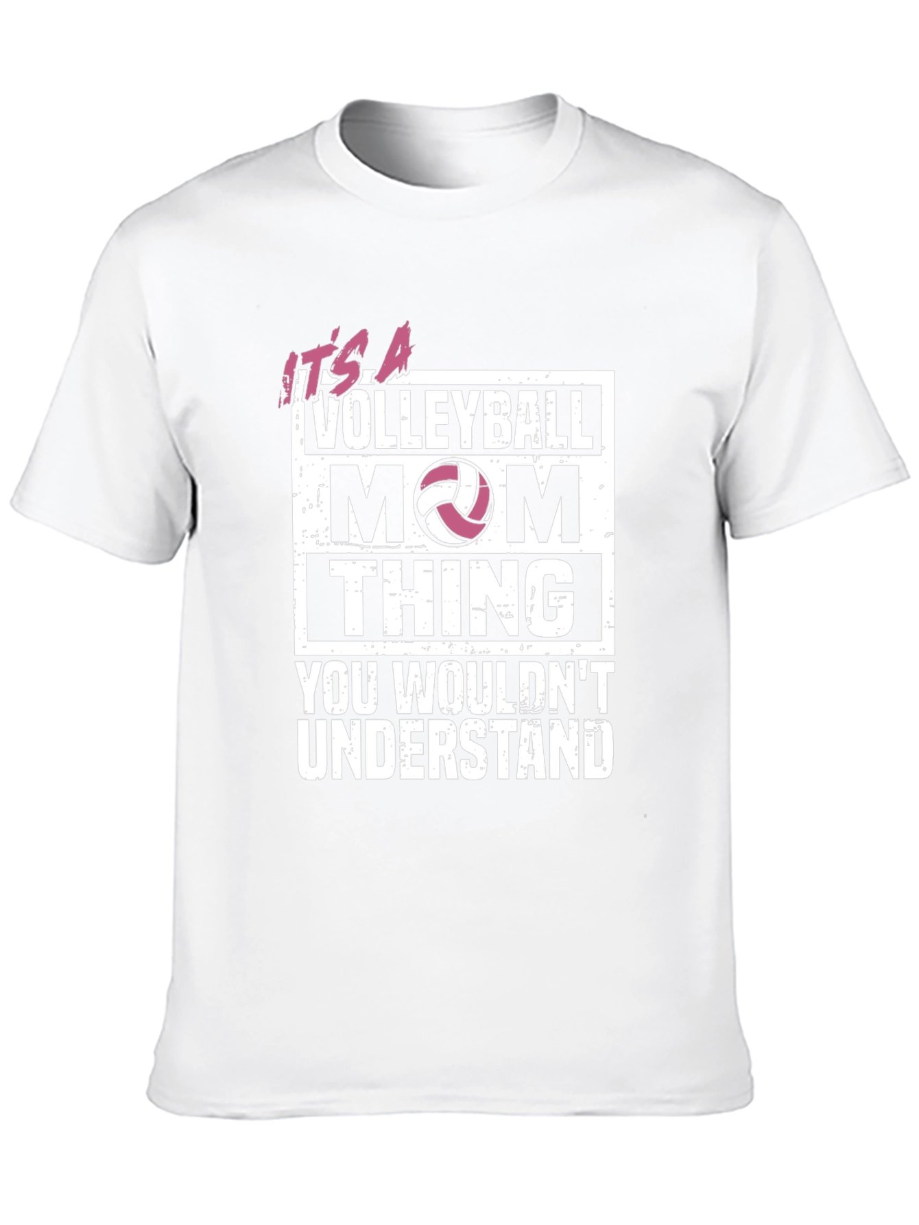 Volleyball Mom T-Shirt - Black Graphic Tee