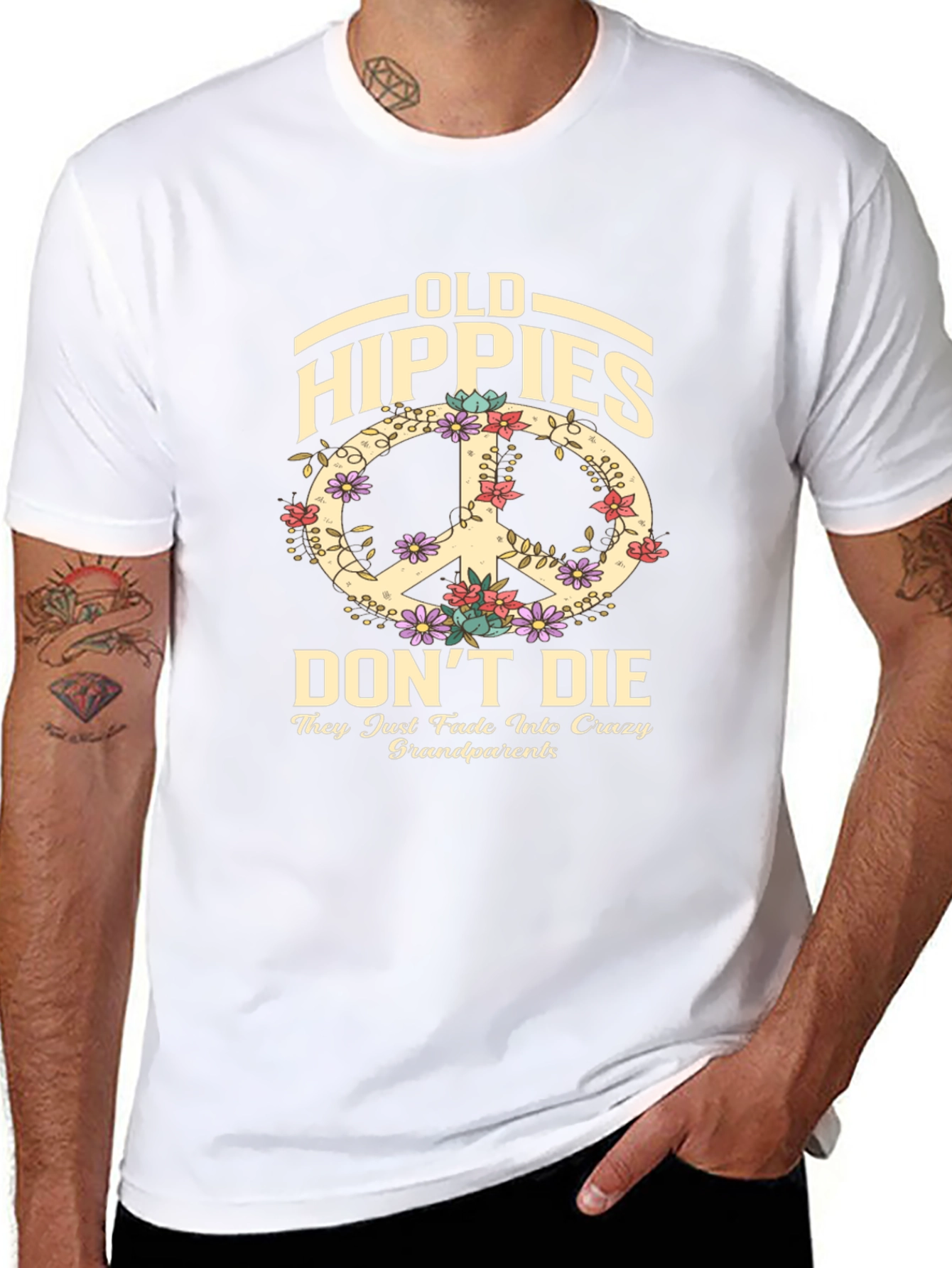 Old Hippies Dont Die T-Shirt