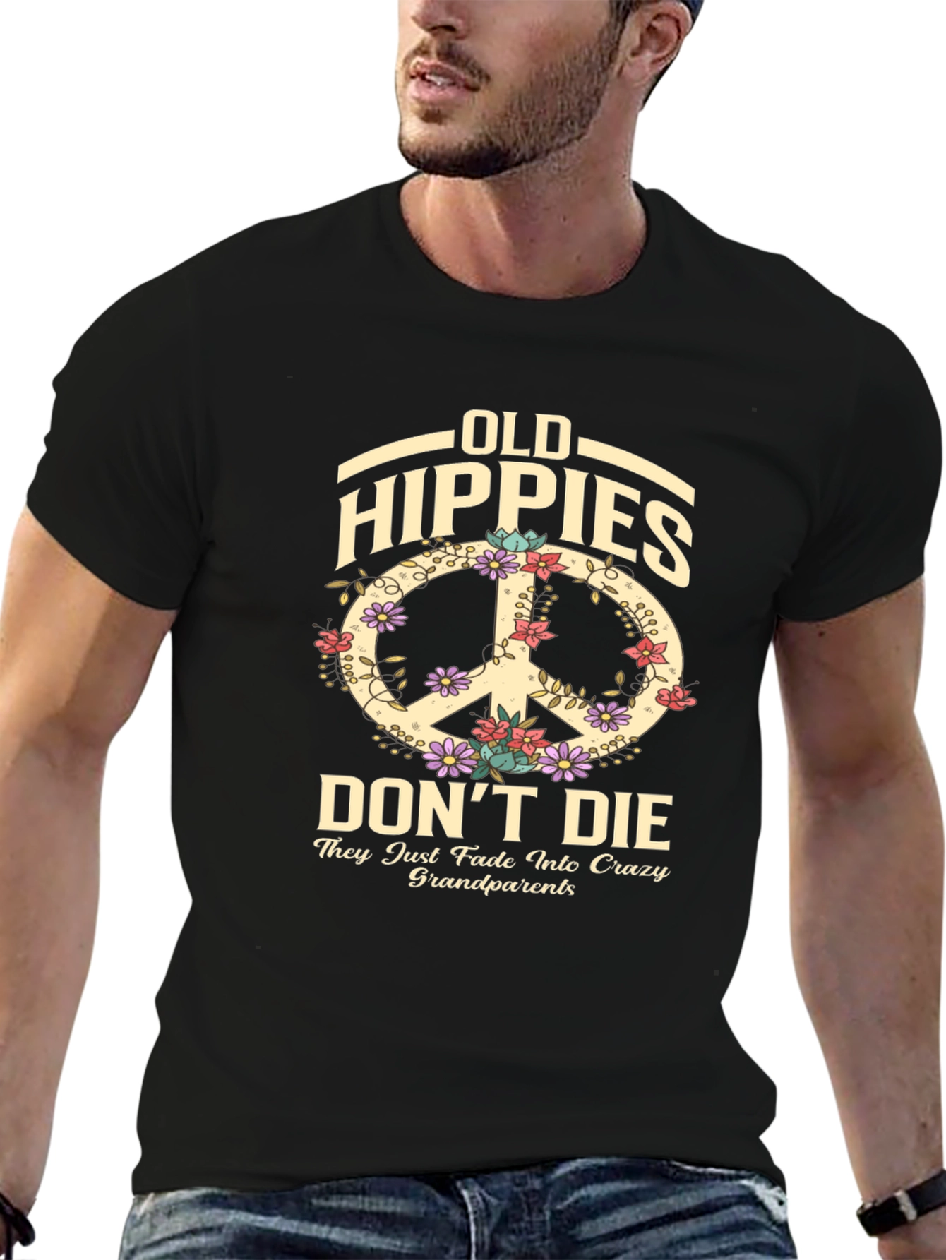 Old Hippies Dont Die T-Shirt