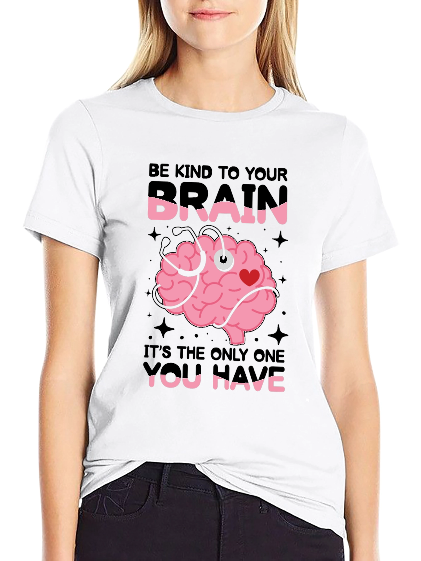 Kind Brain T-Shirt: Be Kind to Your Brain