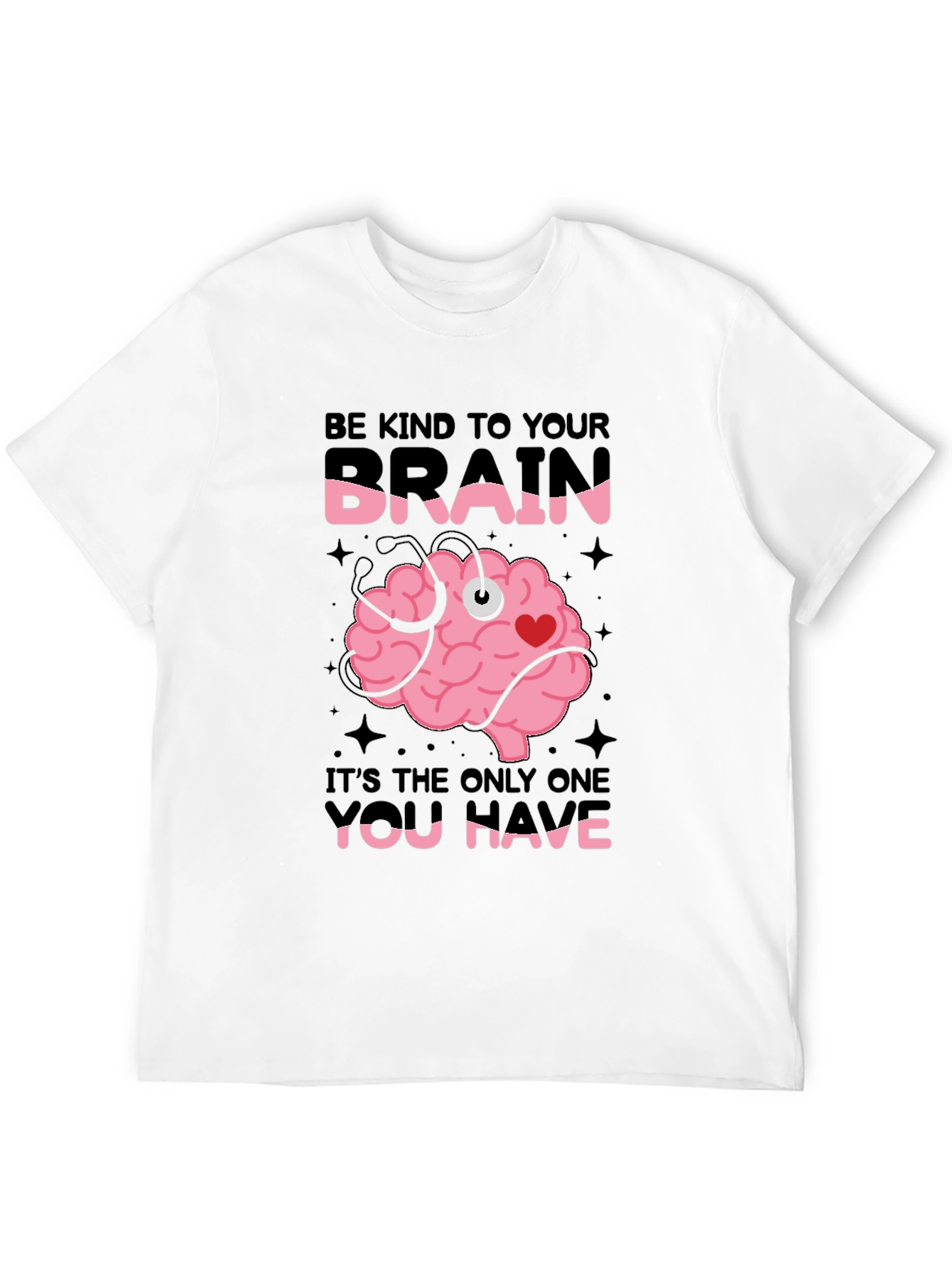 Kind Brain T-Shirt: Be Kind to Your Brain