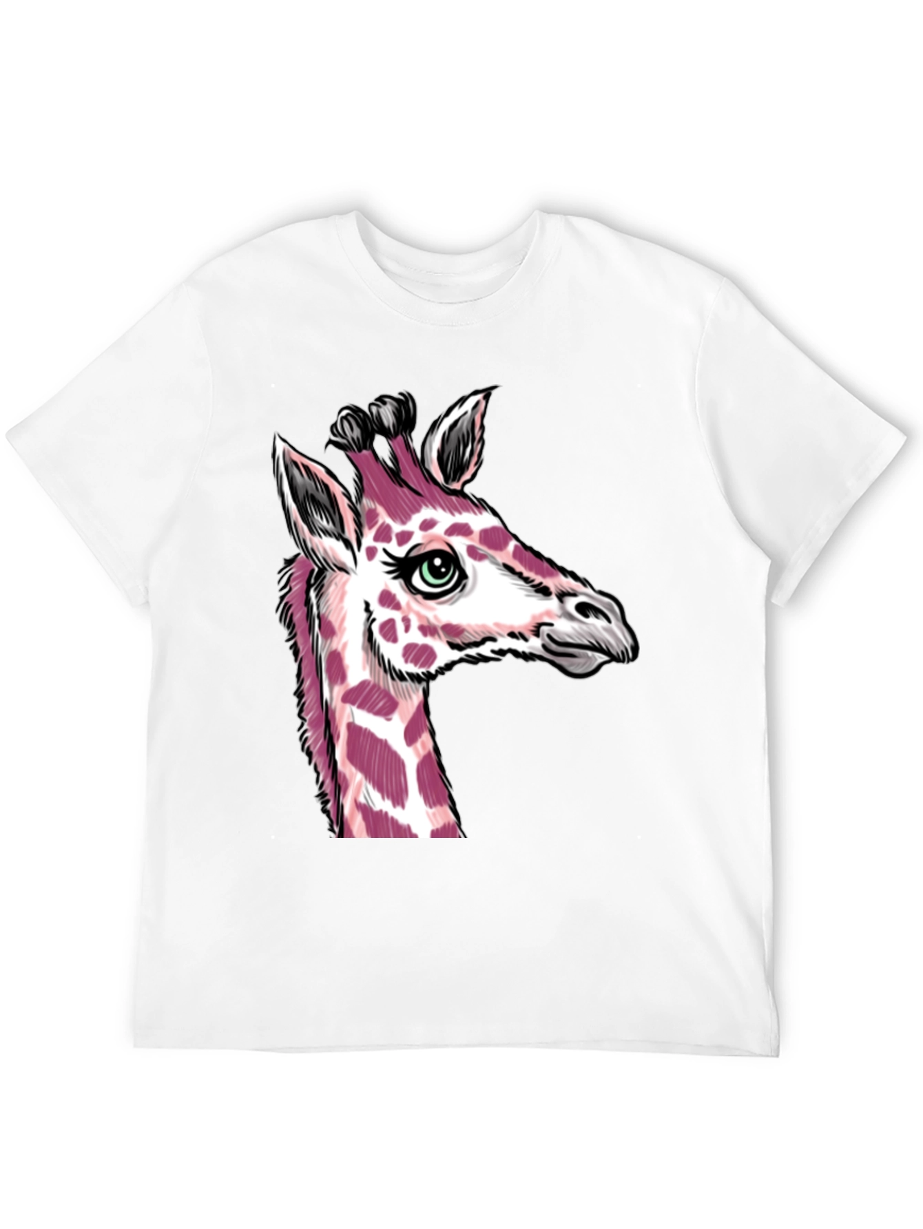 Giraffe Graphic T-Shirt - Unique Animal Design