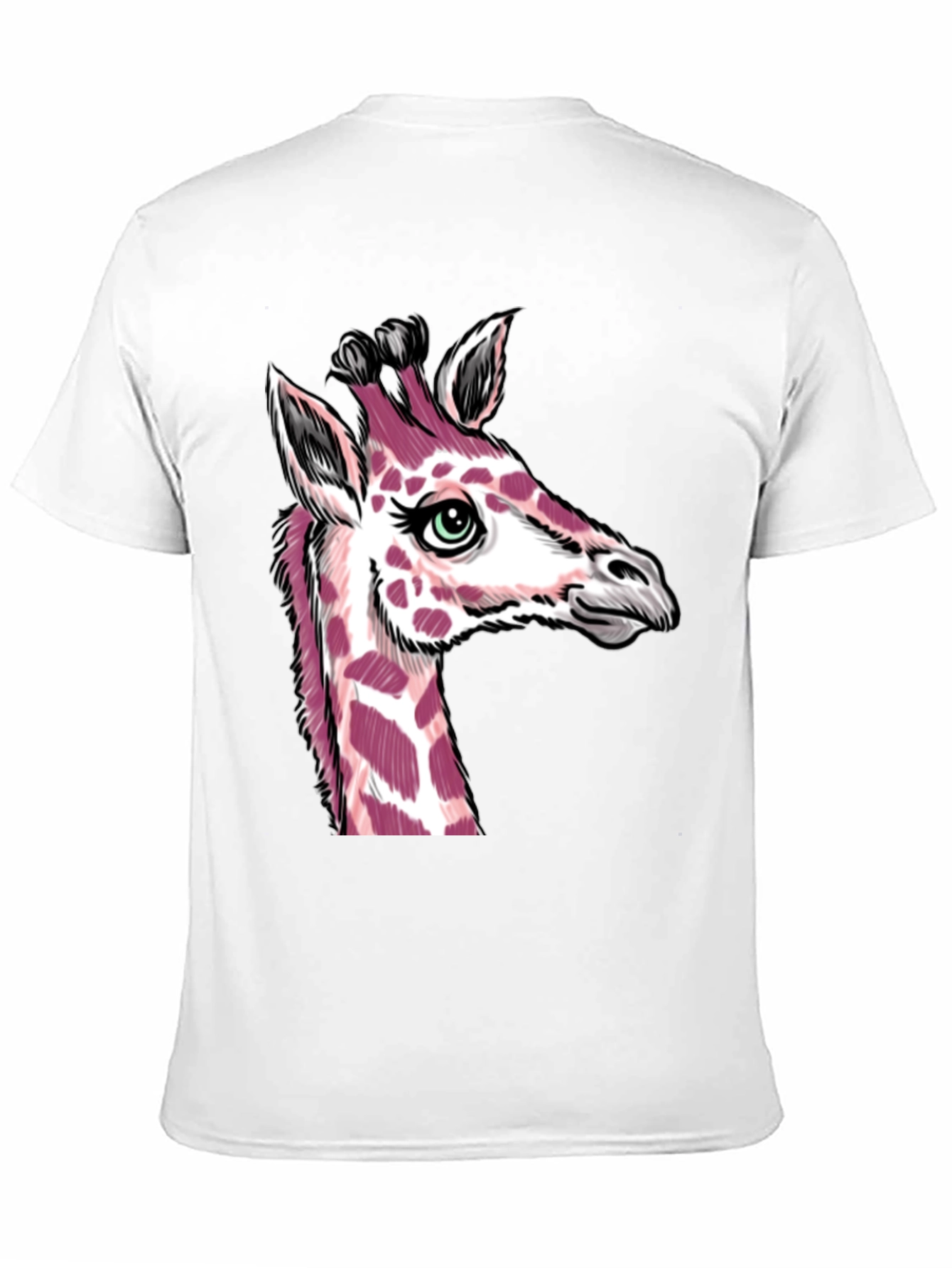Giraffe Graphic T-Shirt - Unique Animal Design