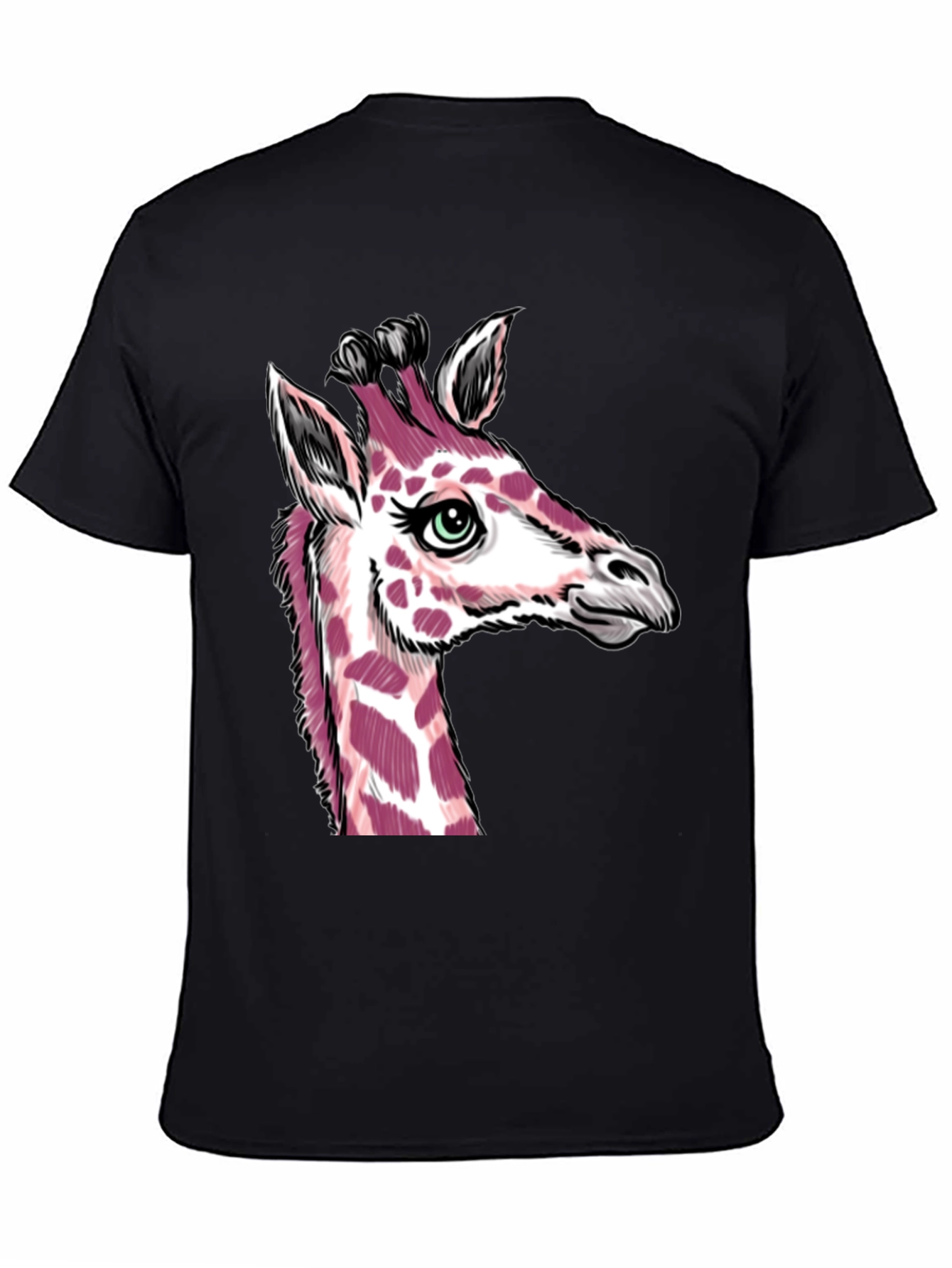 Giraffe Graphic T-Shirt - Unique Animal Design