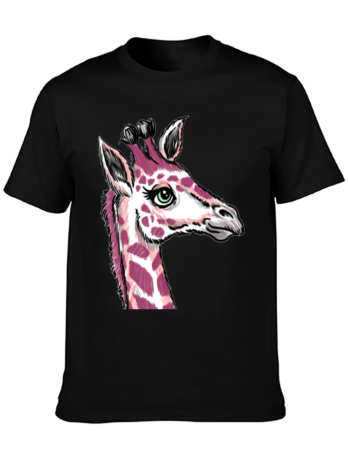 Giraffe Graphic T-Shirt - Unique Animal Design