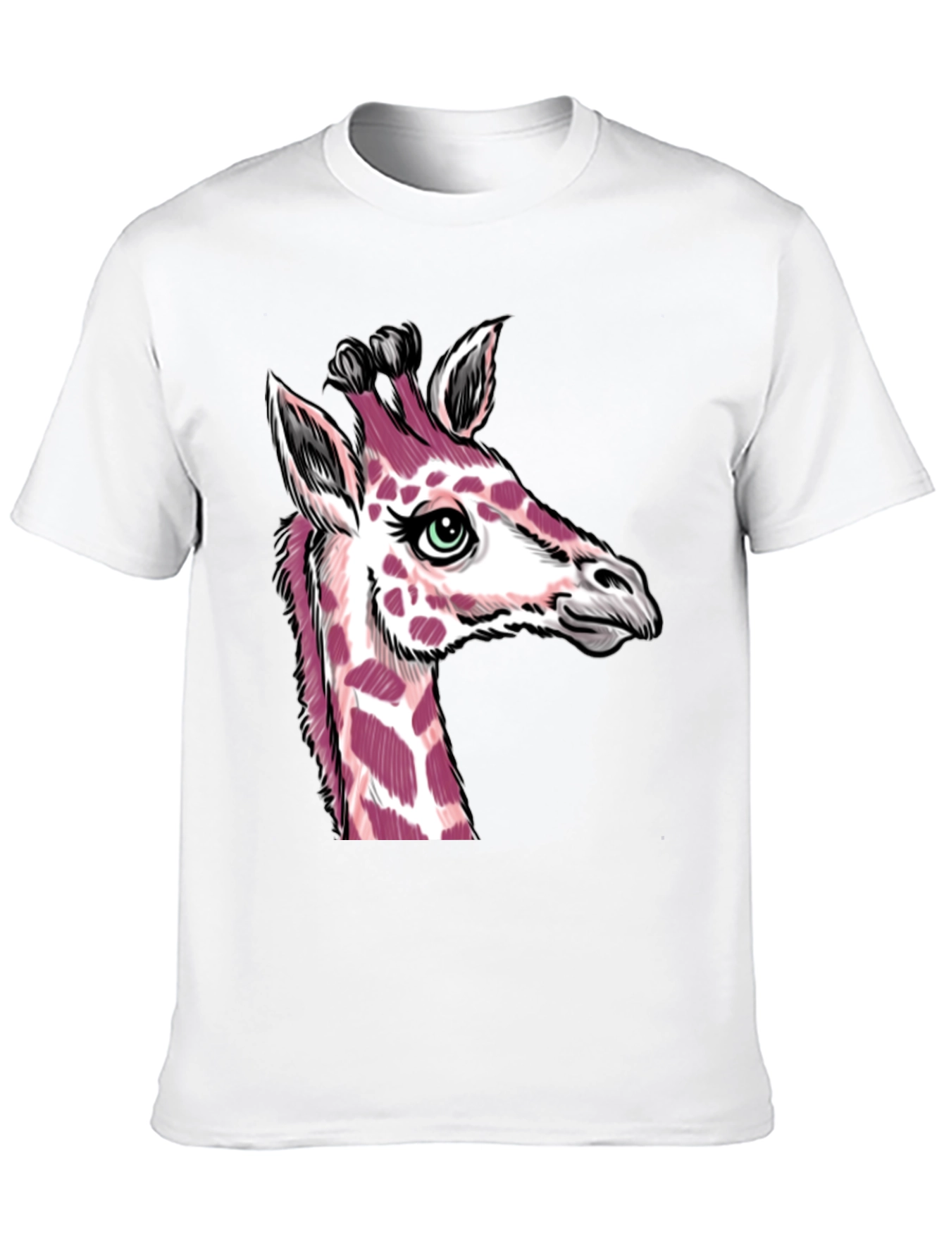 Giraffe Graphic T-Shirt - Unique Animal Design