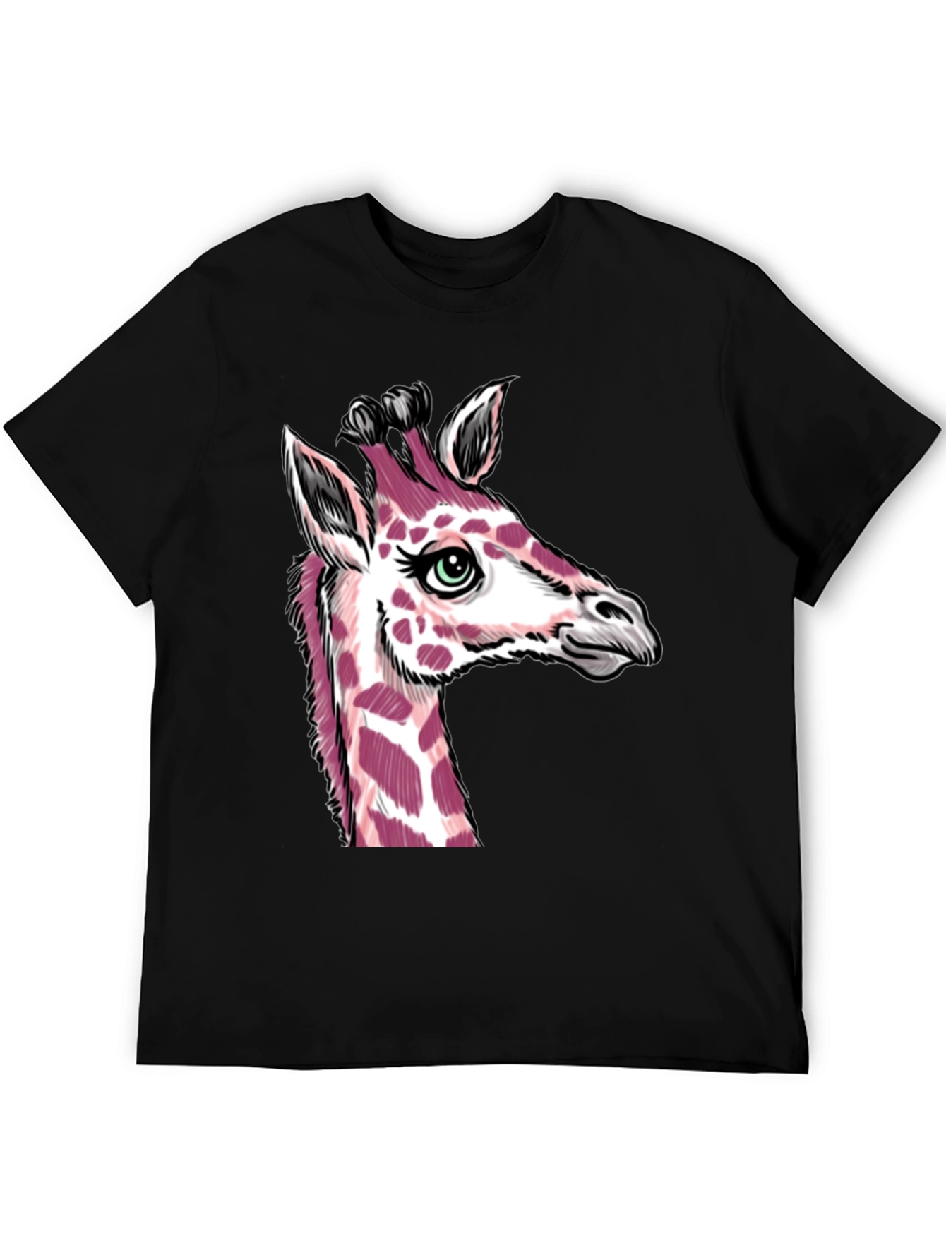 Giraffe Graphic T-Shirt - Unique Animal Design