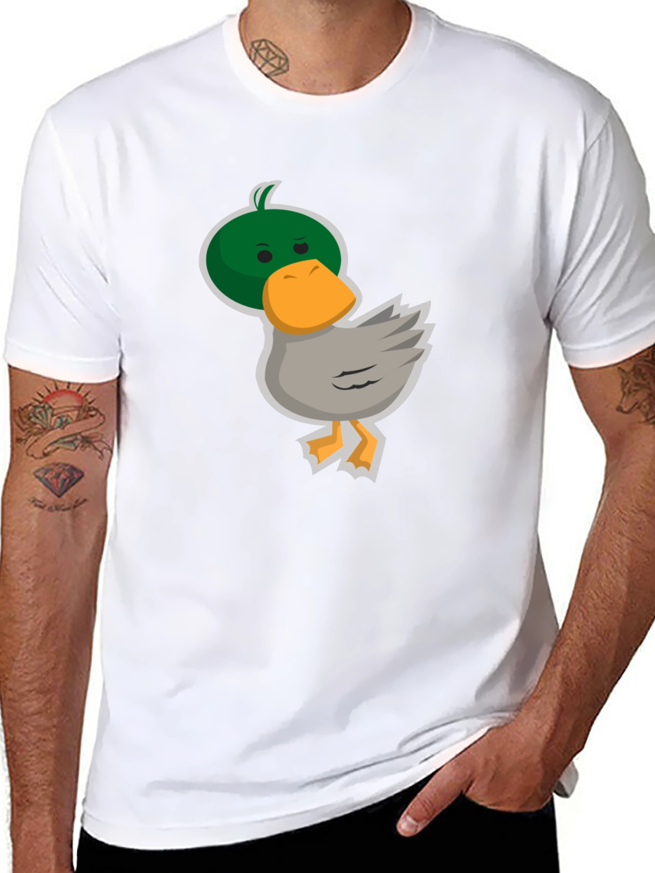Cartoon Duck Graphic Tee