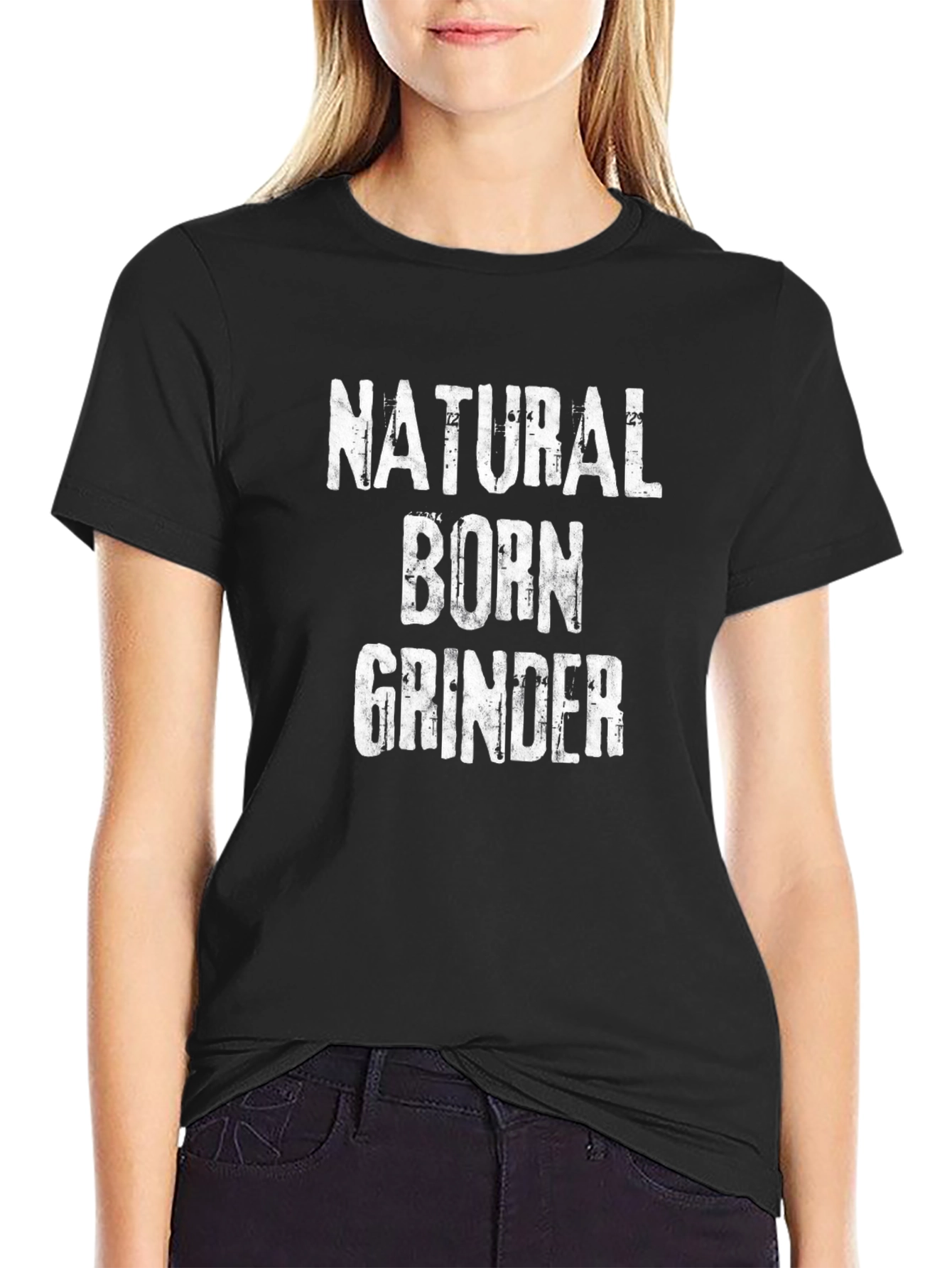 Natural Born Grinder Black T-Shirt