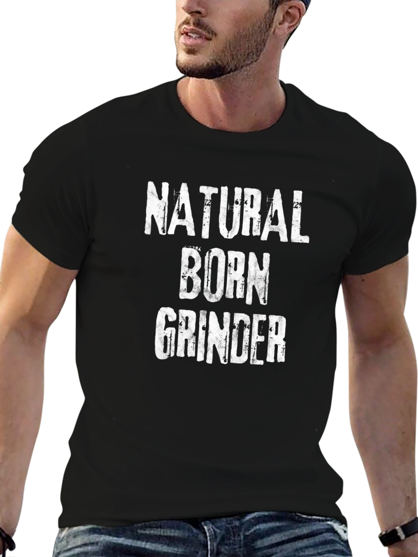 Natural Born Grinder Black T-Shirt