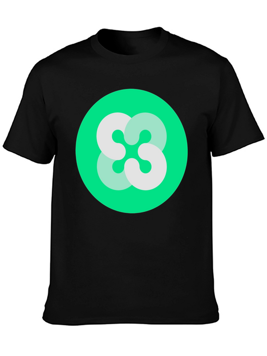 Abstract Logo Black T-Shirt