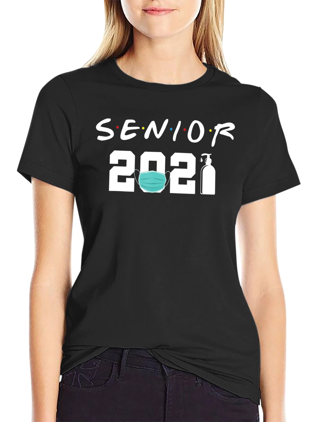 Senior 2021 Mask & Sanitizer T-Shirt