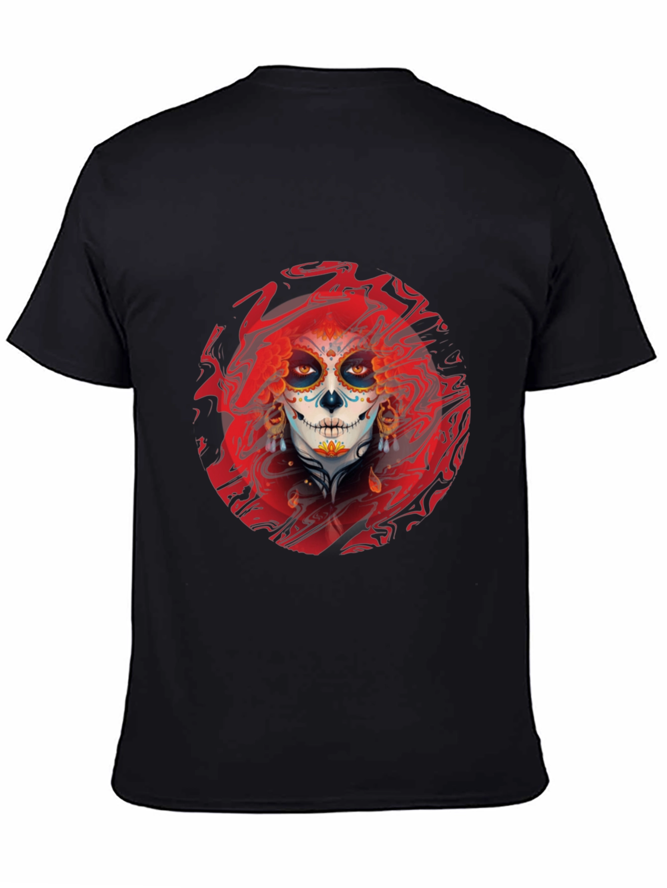 Sugar Skull T-Shirt - Day of the Dead Style