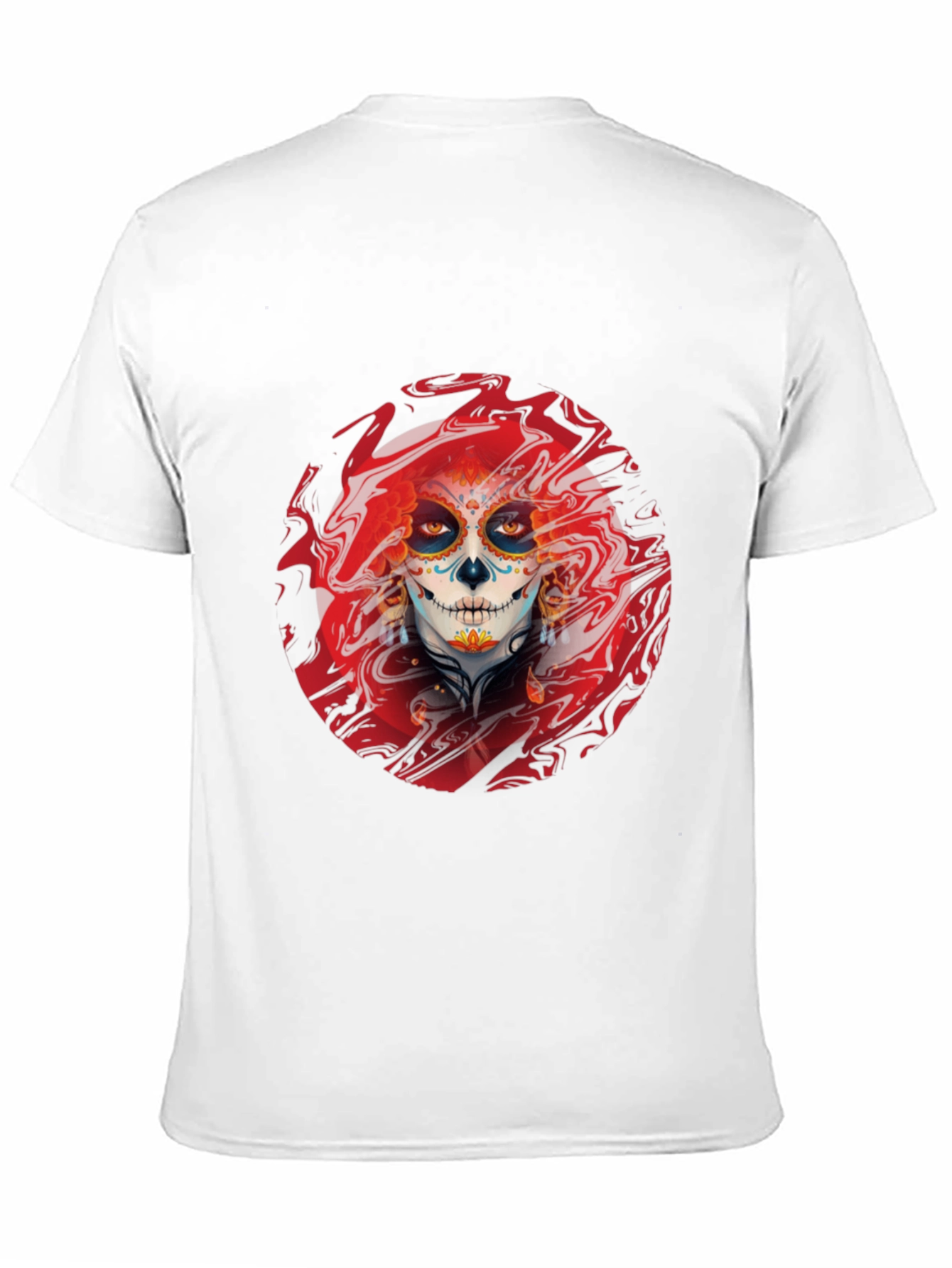 Sugar Skull T-Shirt - Day of the Dead Style