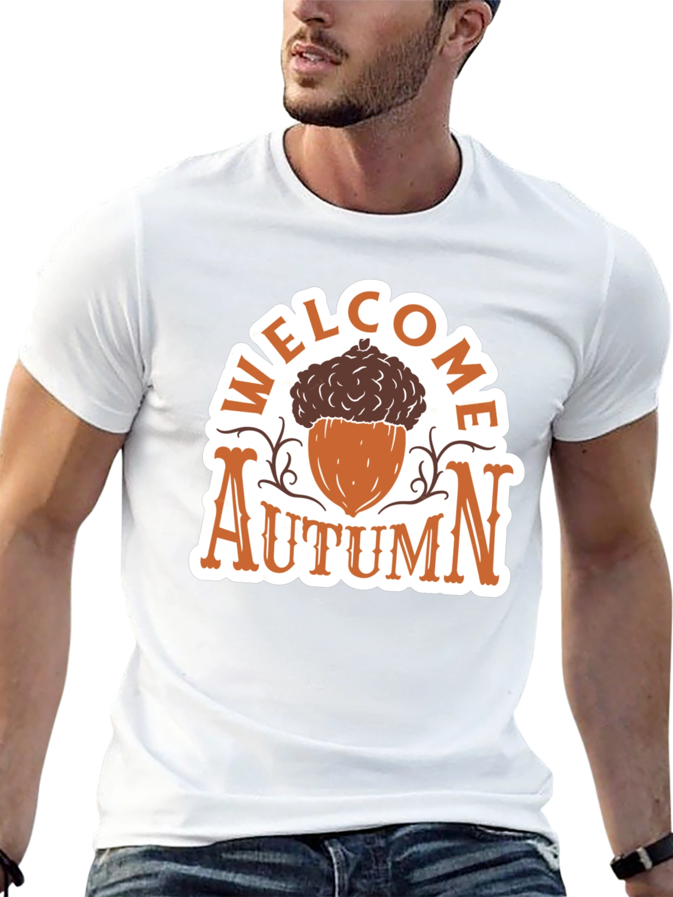 Welcome Autumn Graphic Tee - Fall Season Style