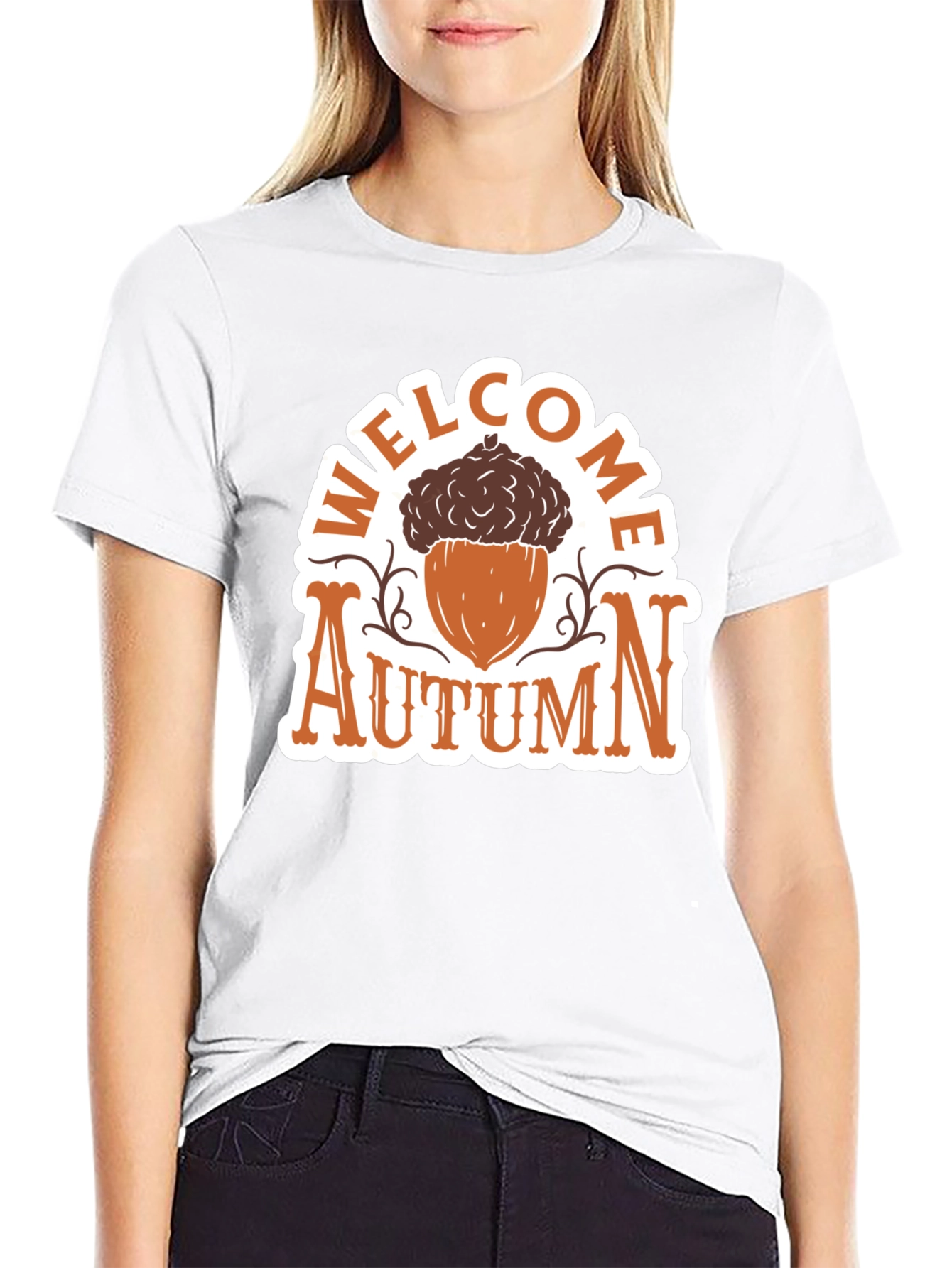 Welcome Autumn Graphic Tee - Fall Season Style