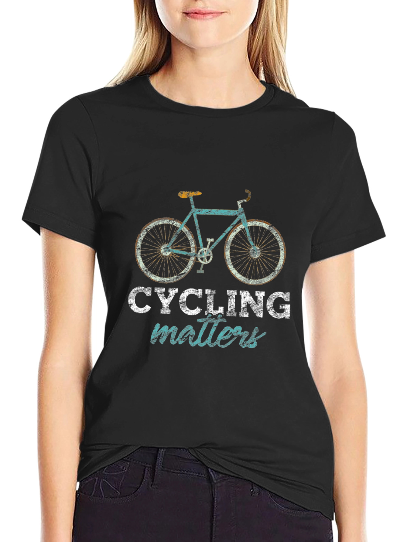 Cycling Matters Graphic Tee - Black