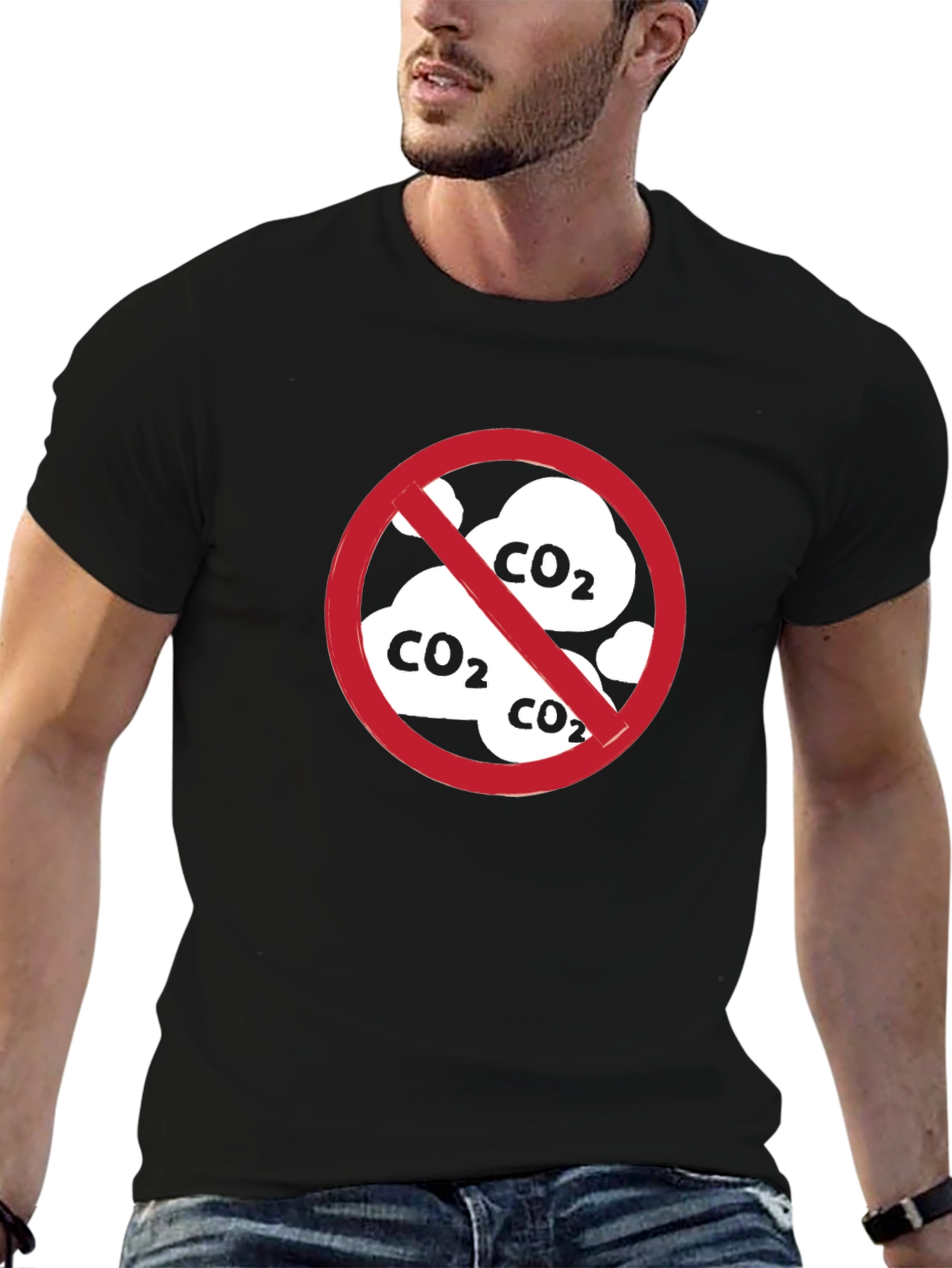 No CO2 T-Shirt - Environmental Awareness Tee