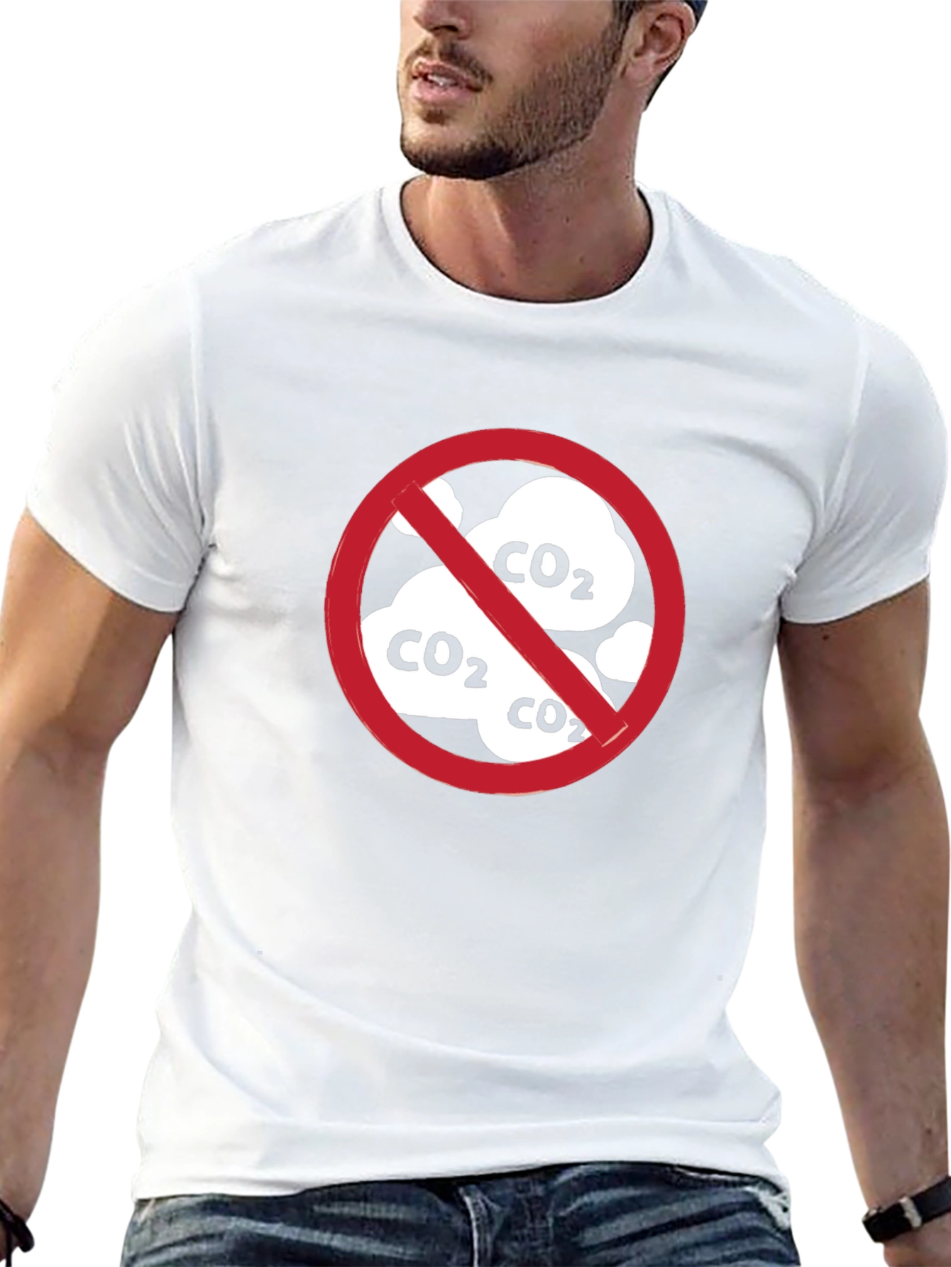 No CO2 T-Shirt - Environmental Awareness Tee
