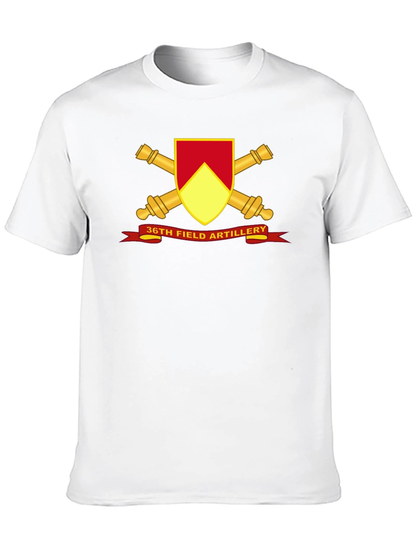 36th Field Artillery Black T-Shirt