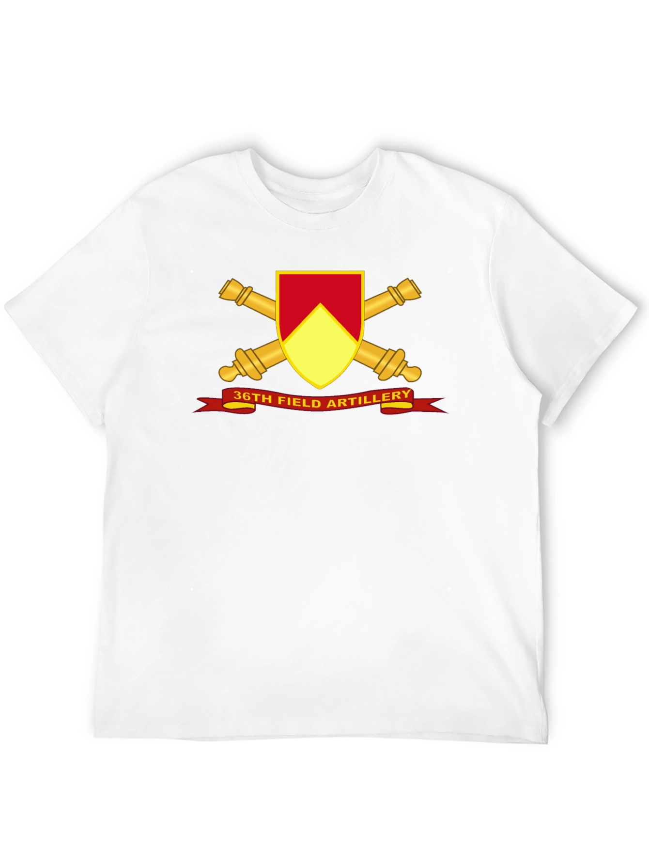 36th Field Artillery Black T-Shirt