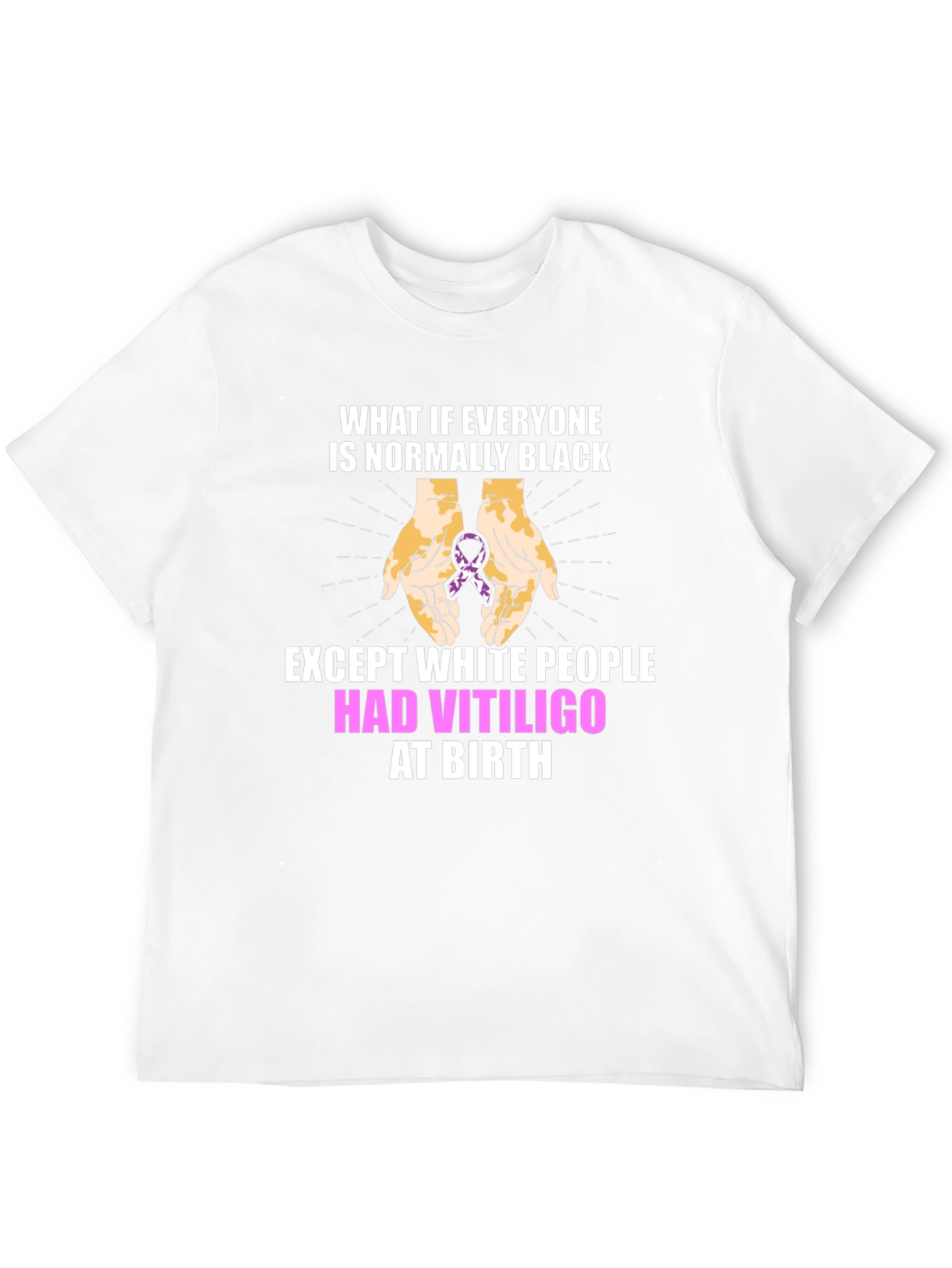 Vitiligo Awareness T-Shirt - Equality Design