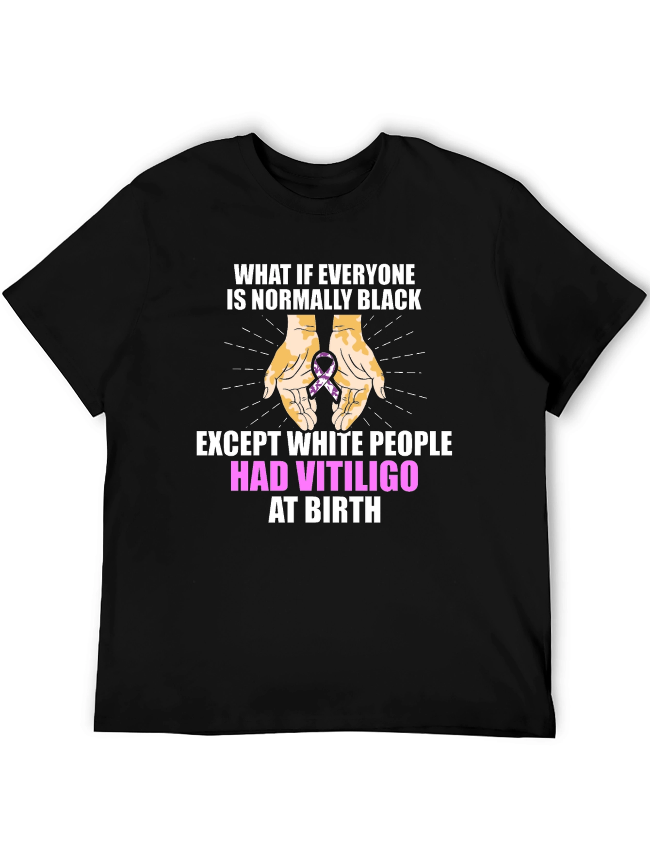 Vitiligo Awareness T-Shirt - Equality Design