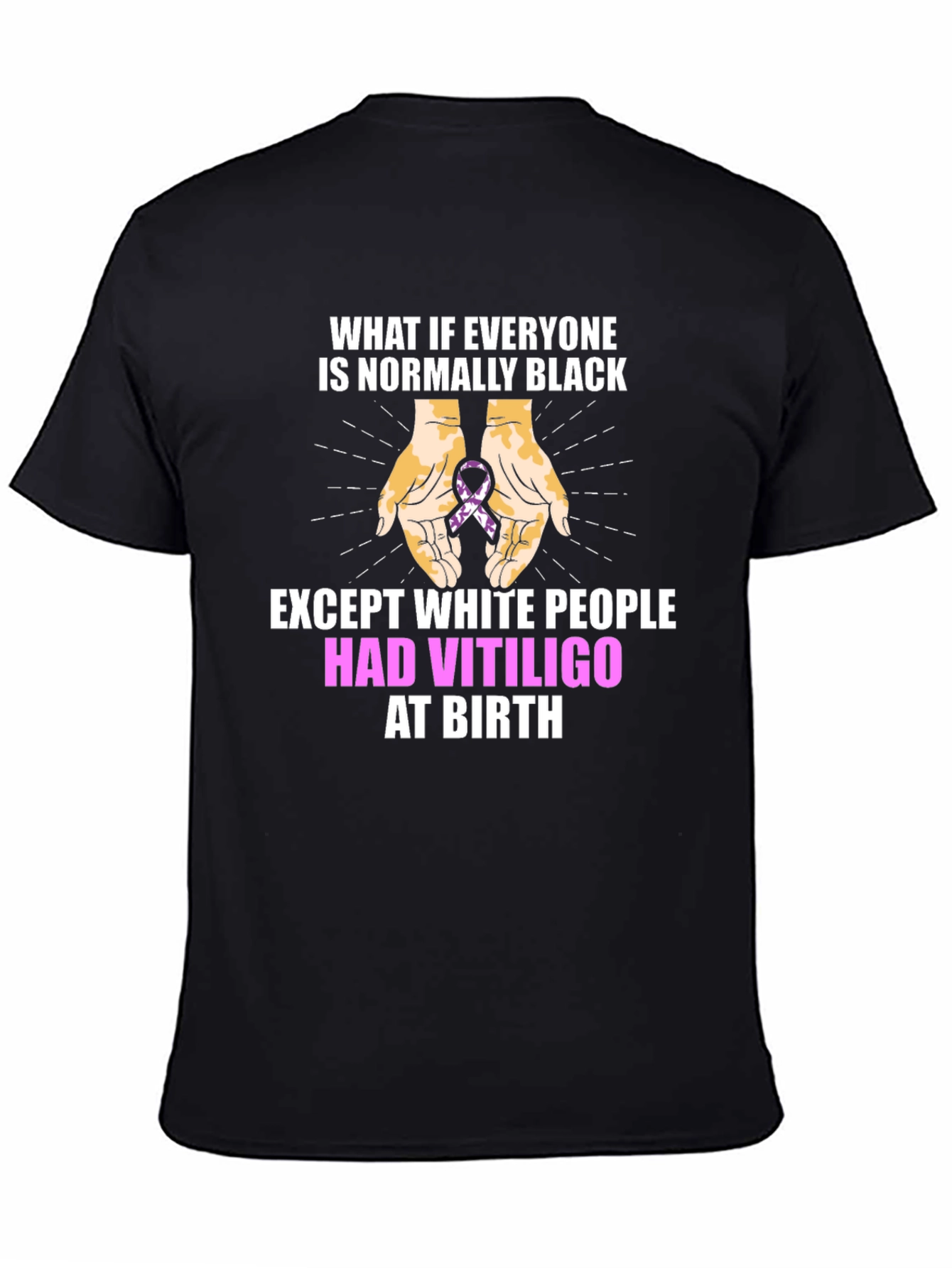 Vitiligo Awareness T-Shirt - Equality Design