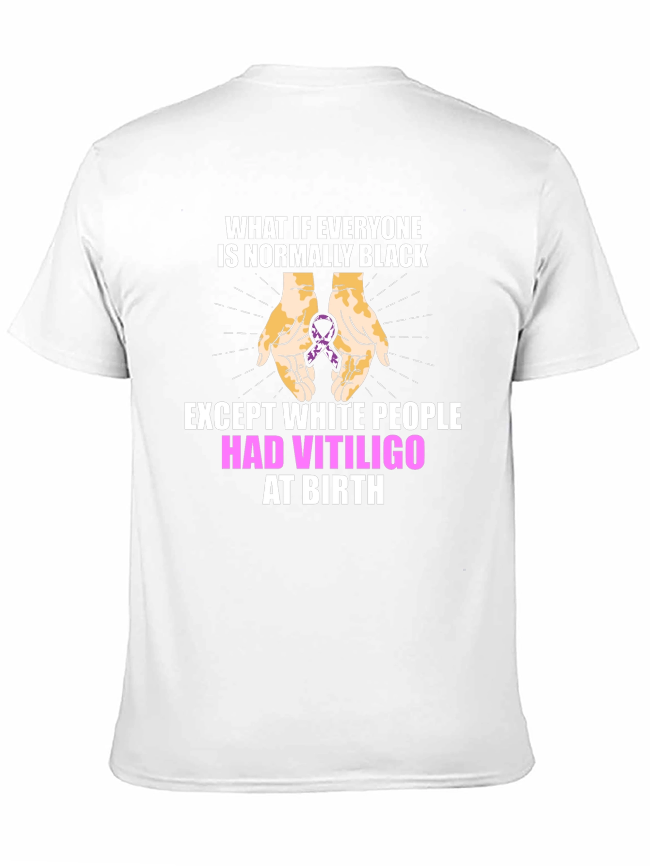 Vitiligo Awareness T-Shirt - Equality Design