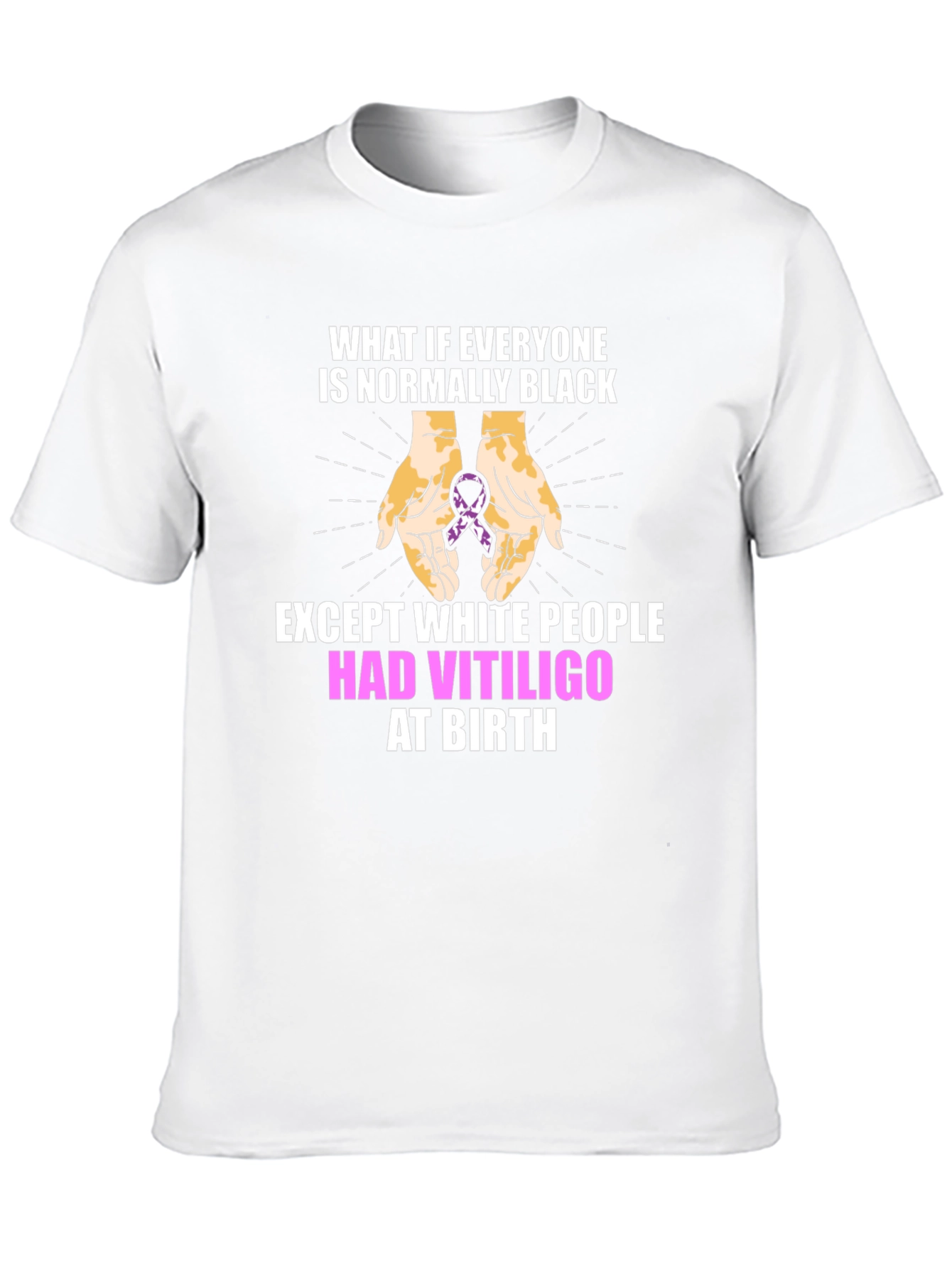 Vitiligo Awareness T-Shirt - Equality Design