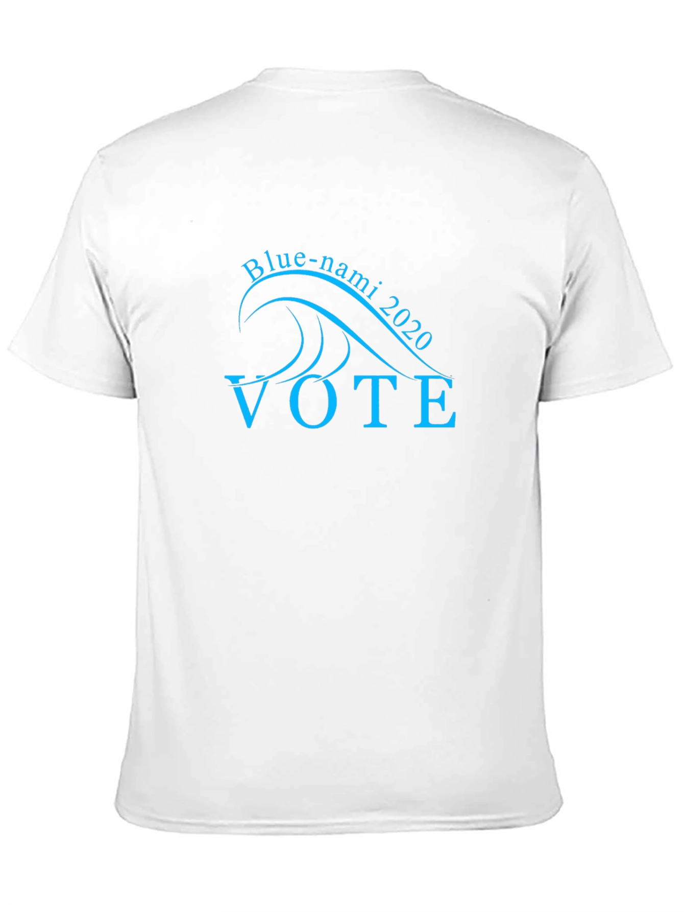 Blue-nami Vote 2020 Black T-Shirt