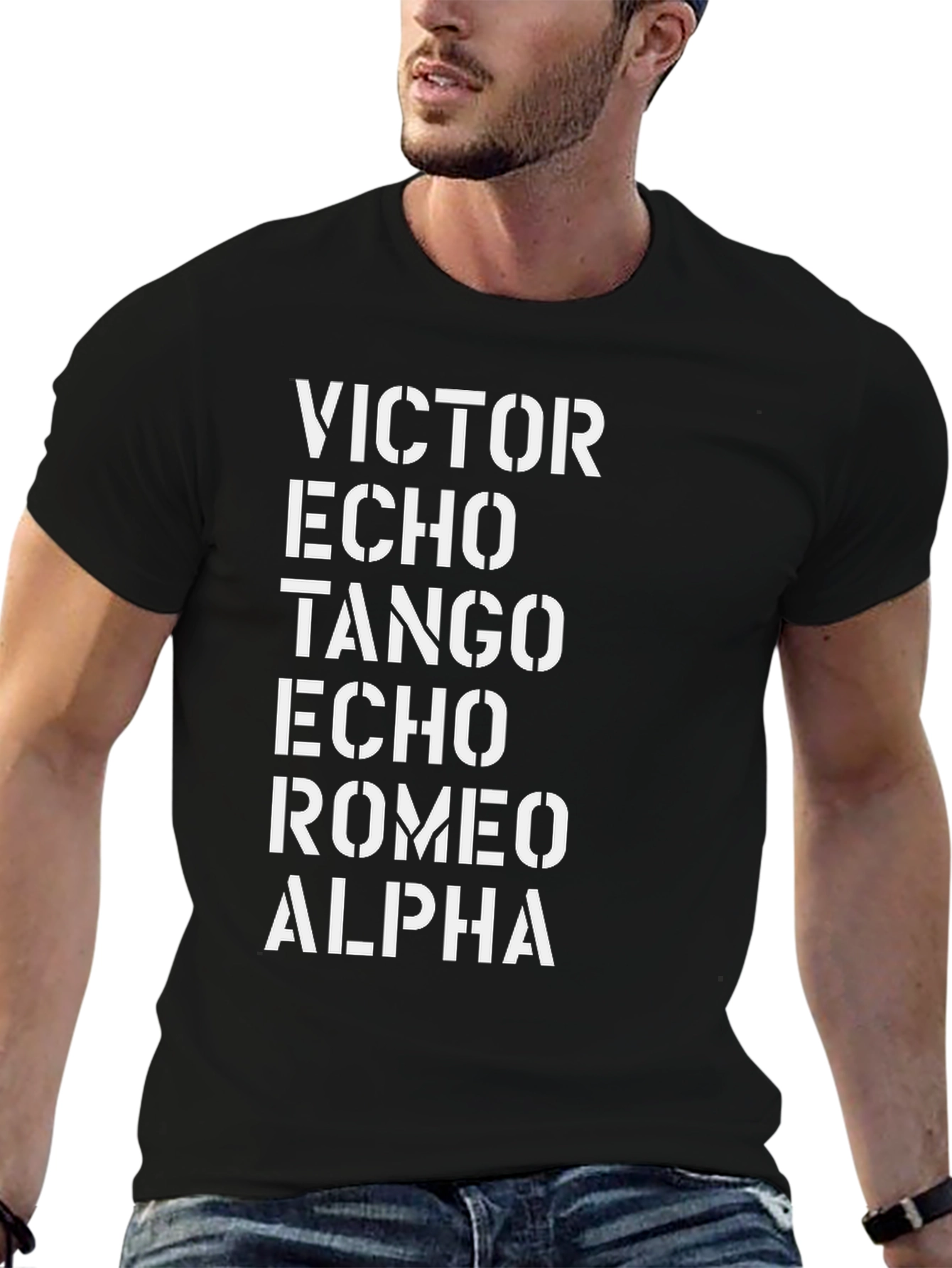 V.E.T.E.R.A. T-Shirt - Military Alphabet Design