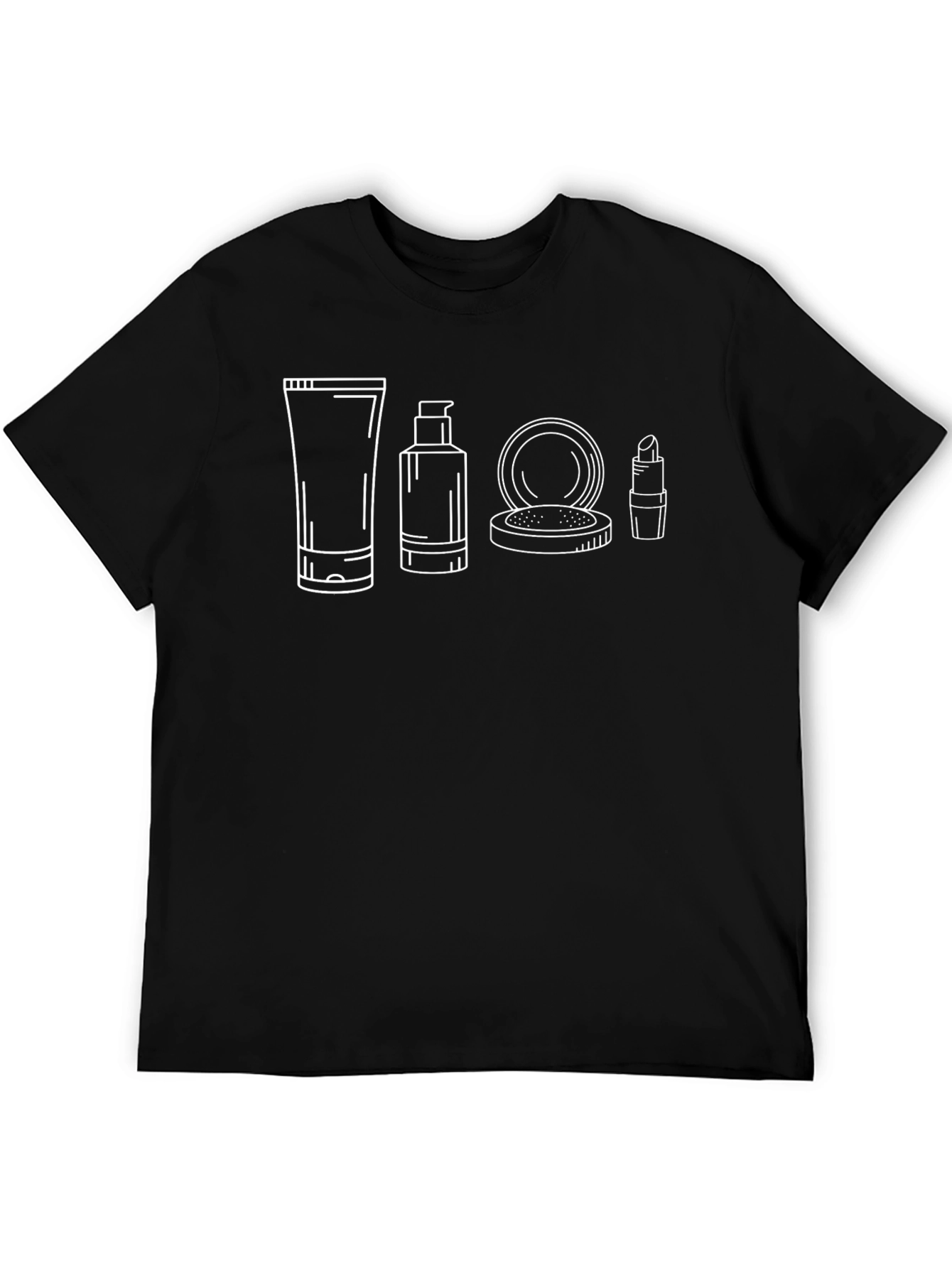 Cosmetic Icons Graphic T-Shirt