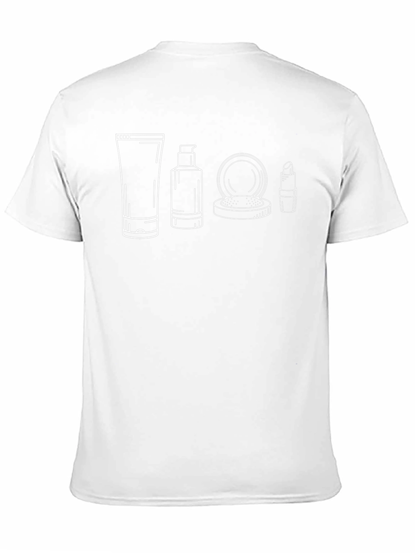 Cosmetic Icons Graphic T-Shirt
