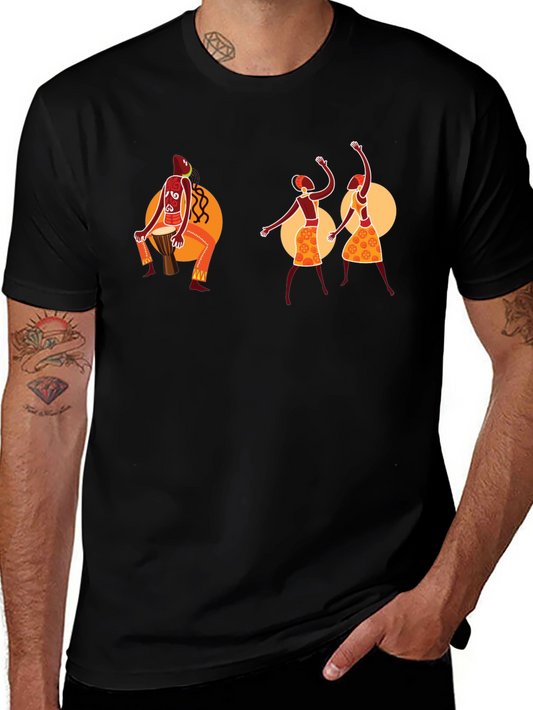 African Rhythm Graphic T-Shirt