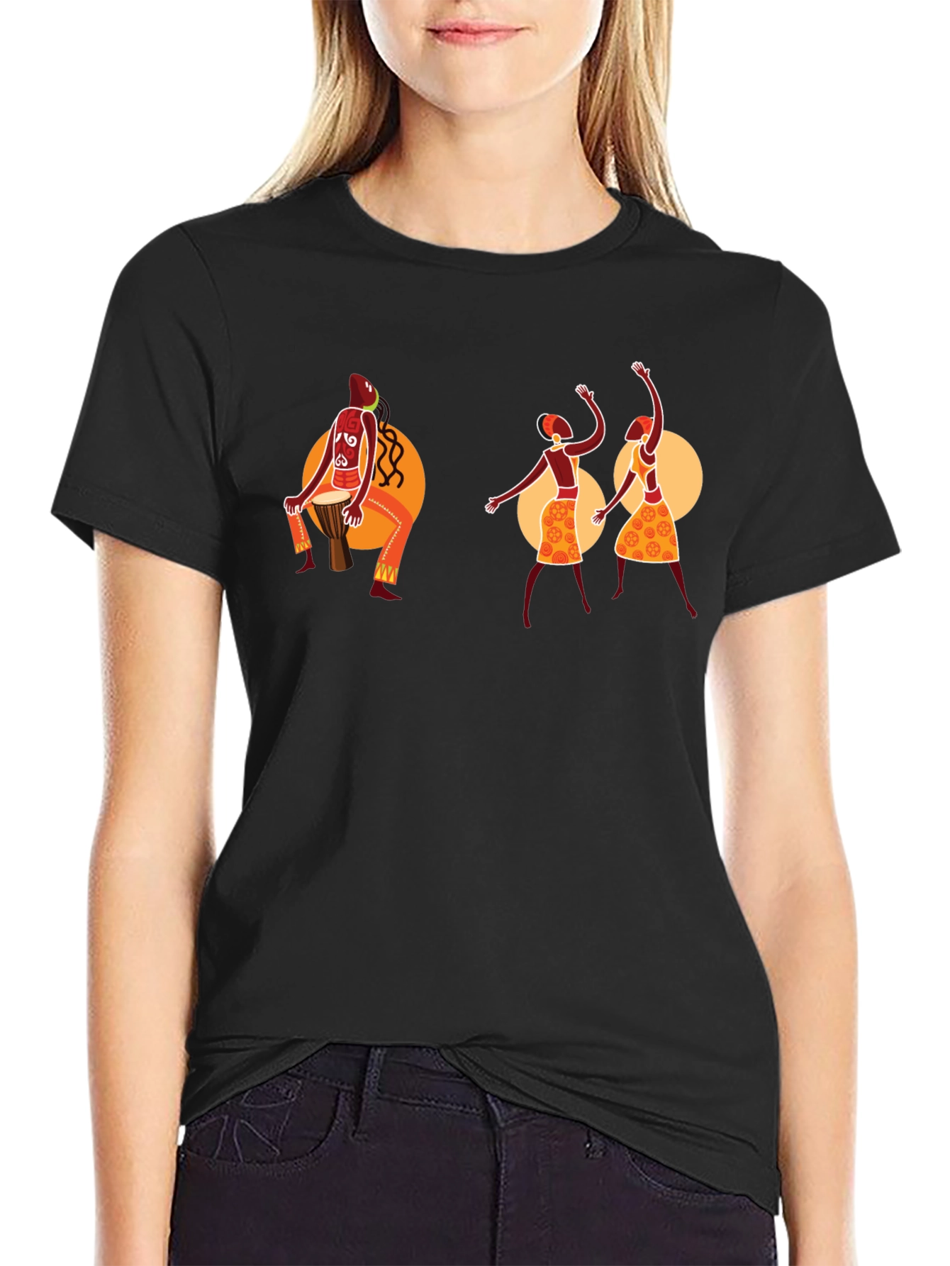 African Rhythm Graphic T-Shirt